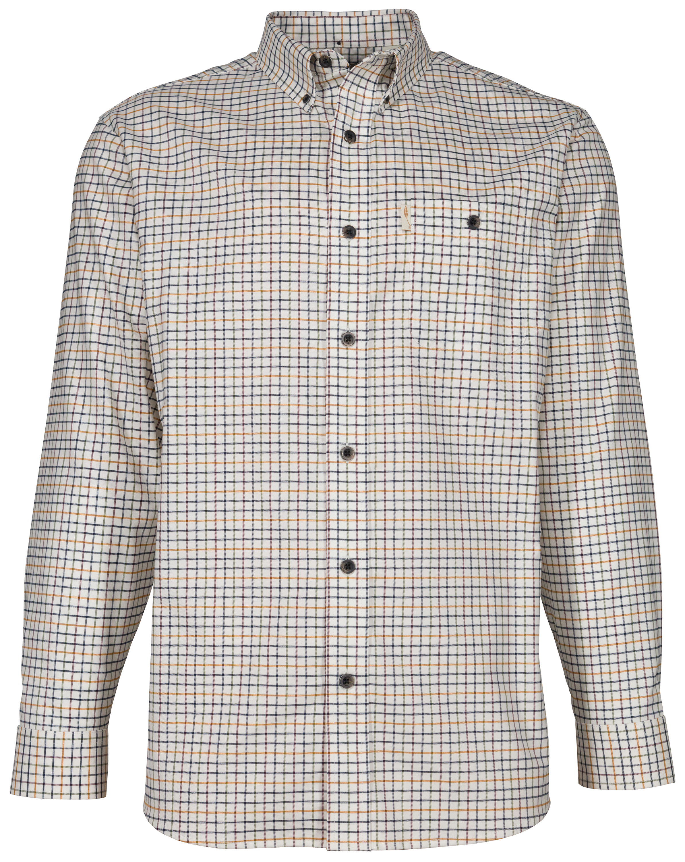 Bob Timberlake Wrinkle-Free Yarn-Dyed Plaid Long-Sleeve Shirt for Men - Nat