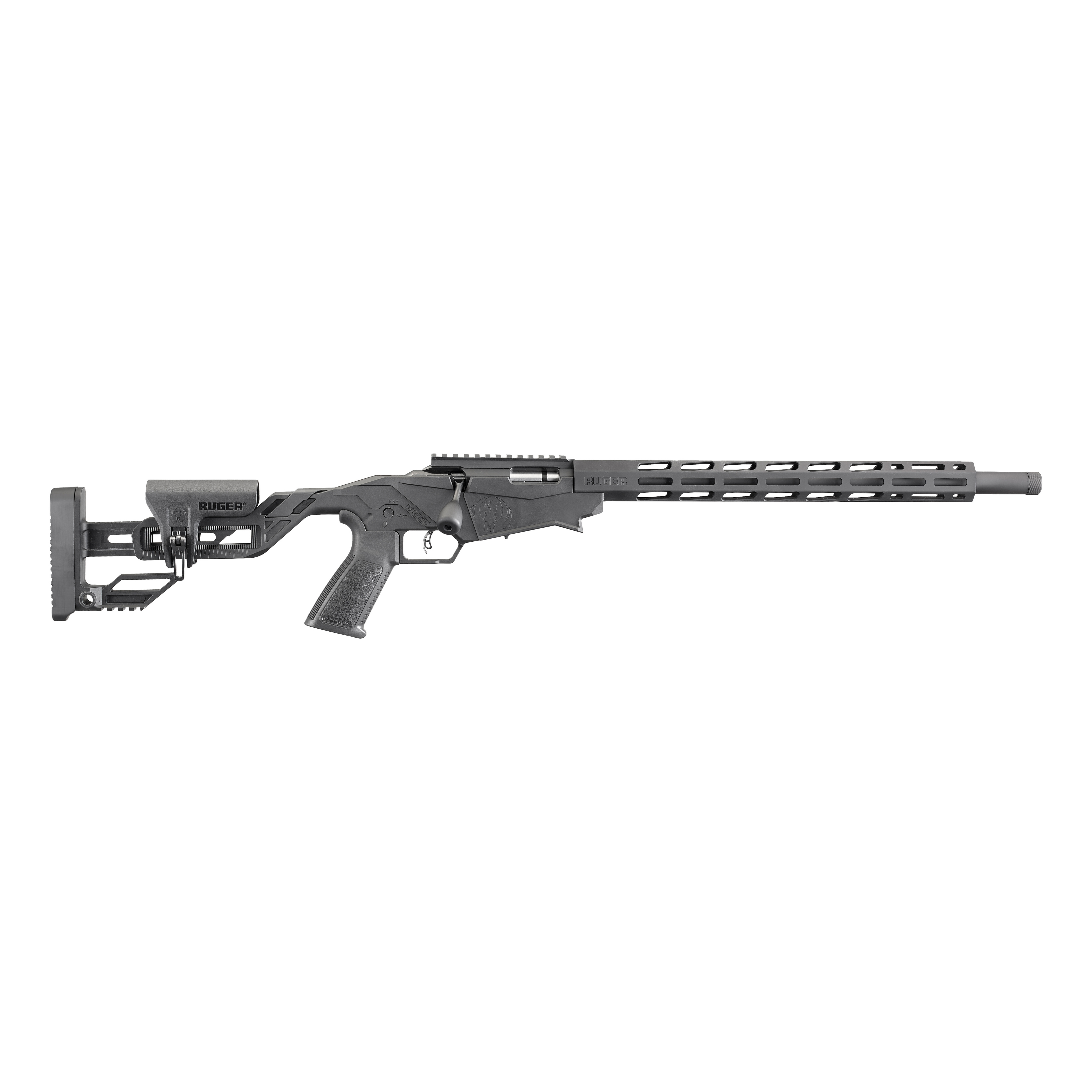 Ruger Precision Rimfire Bolt-Action Rifle - .22 Long Rifle - 10 + 1 Round Capacity - Black