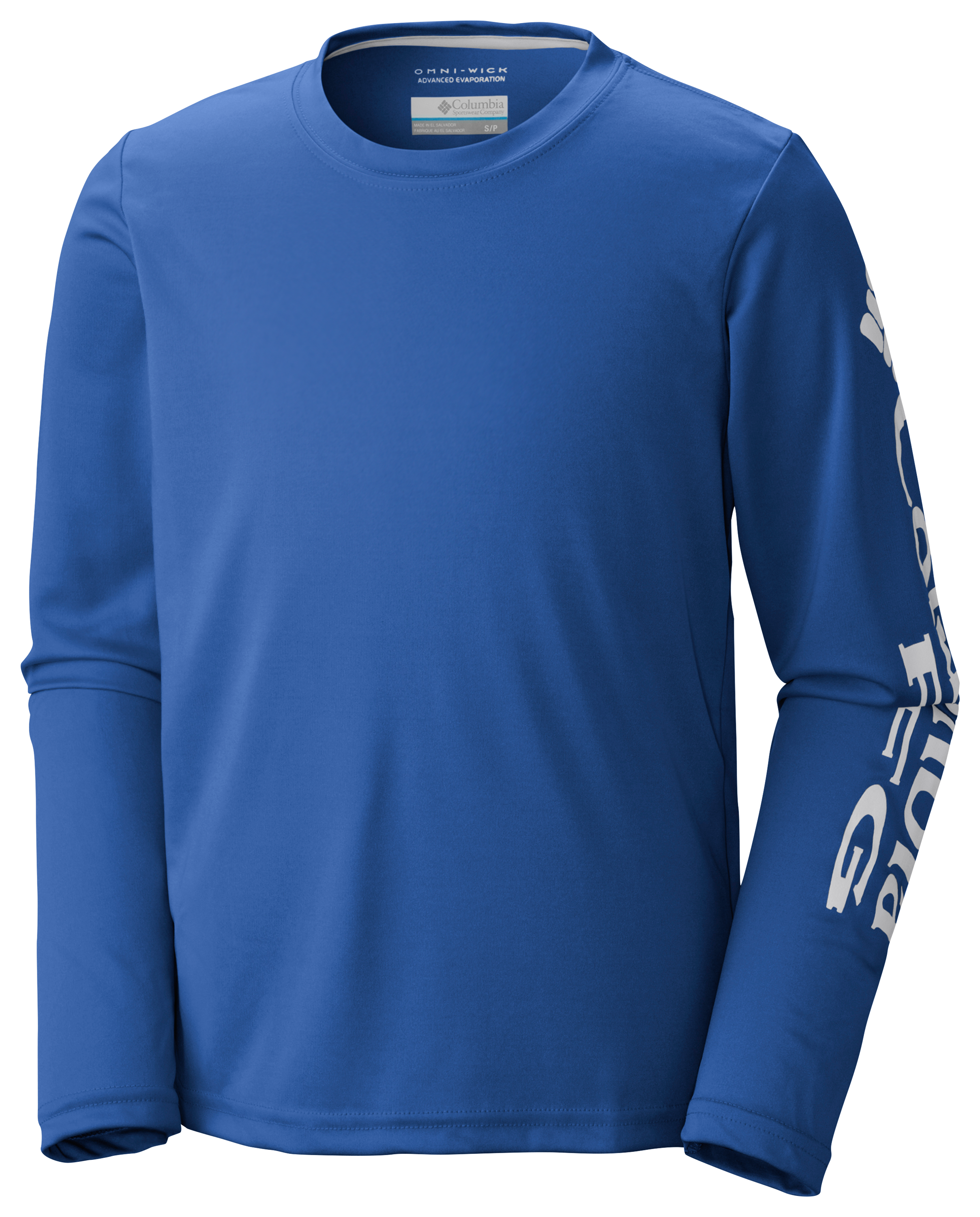 Columbia Terminal Tackle Long-Sleeve Shirt for Kids - Vivid Blue - XS