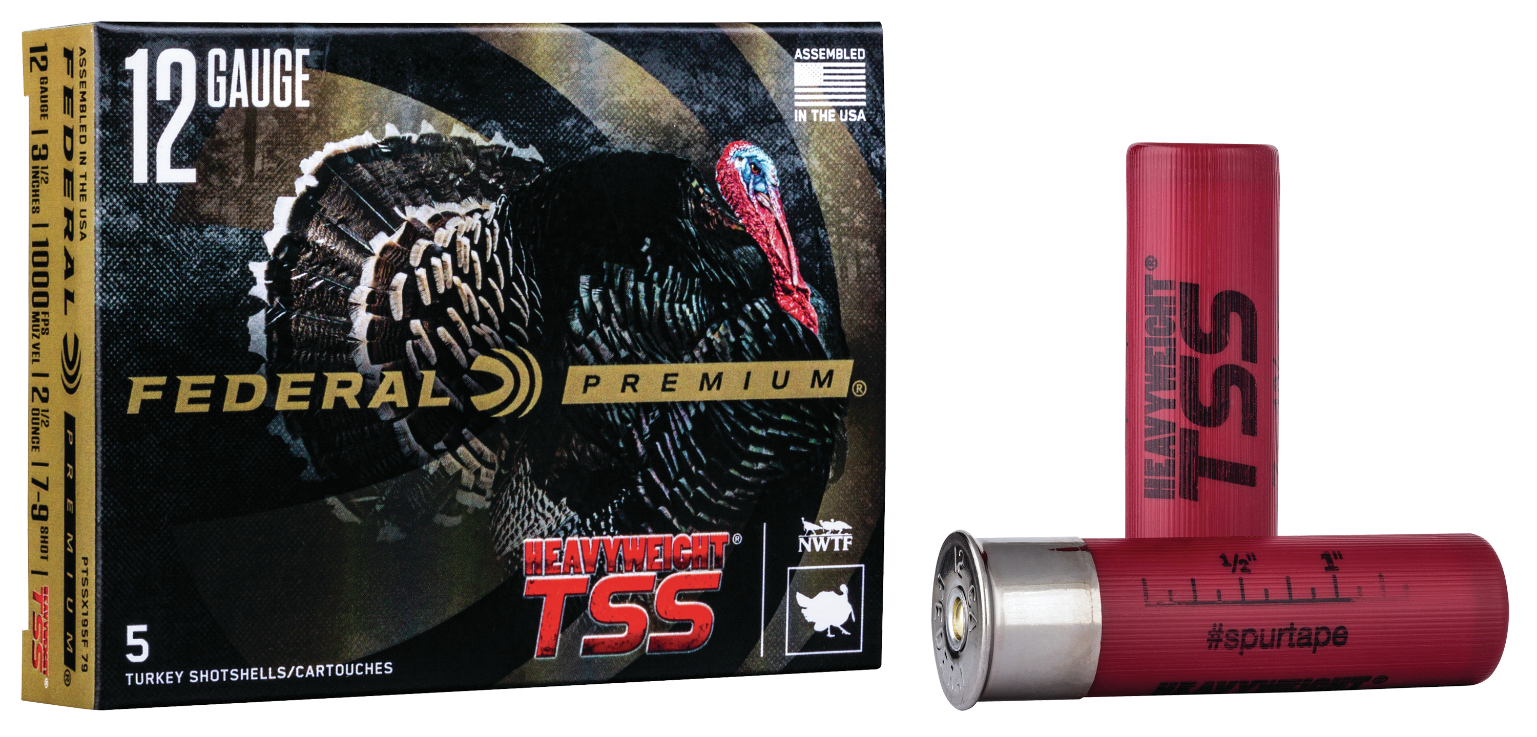 Federal Premium Heavyweight TSS Turkey Shotshells - .410 Bore - #9 - 3" - 5 Rounds