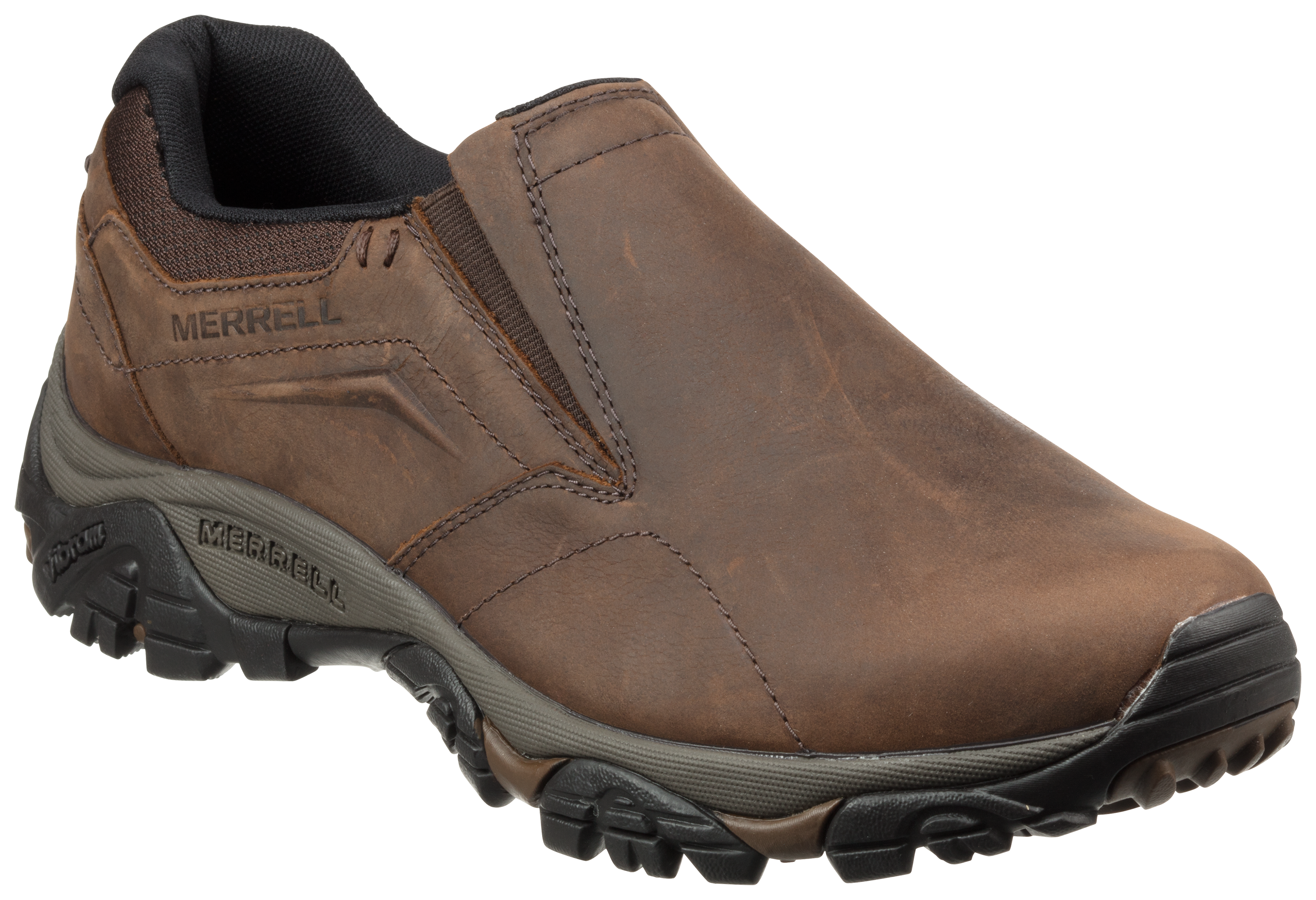 Merrell MOAB Adventure Moc Slip-On Shoes for Men - Dark Earth