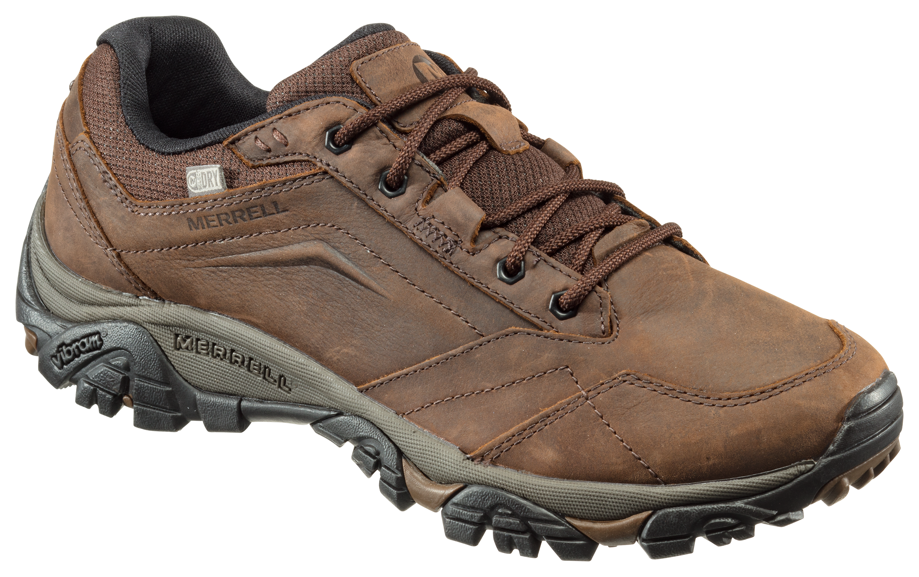Merrell MOAB Adventure Lace Waterproof Hiking Shoes for Men - Dark Earth