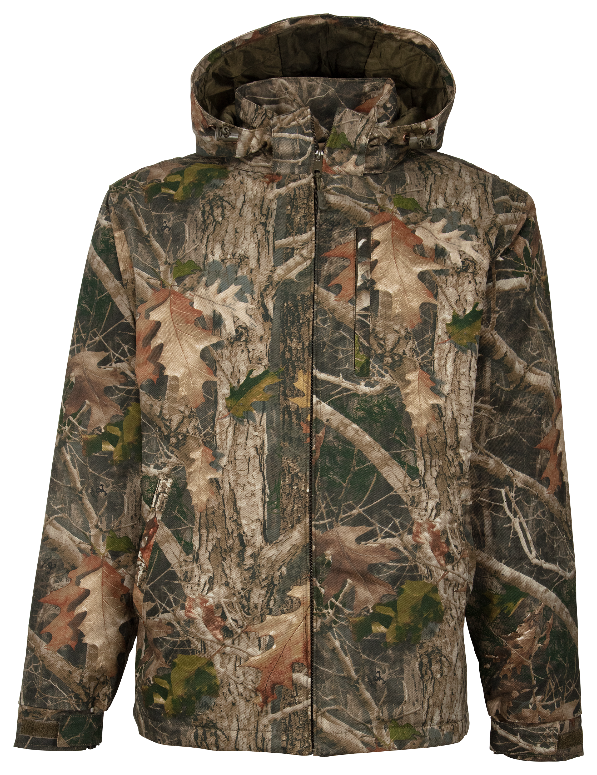 Arrow-motif camouflage shirt jacket