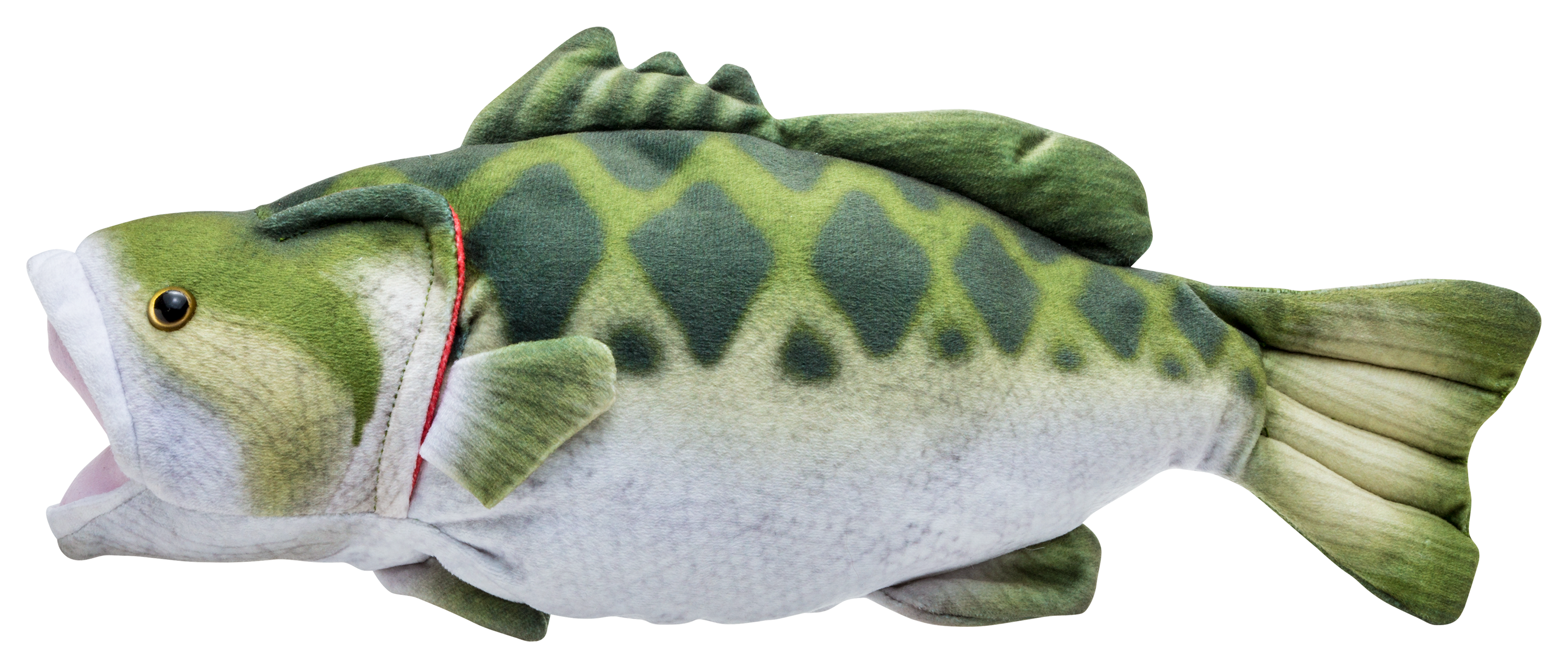 Largemouth Bass, Big Mouth, Bucketmouth, Fish, Realistic, Lifelike, Stuffed, Soft, Toy, Educational, Animal, Kids, Gift, Very Nice Plush Animal 17