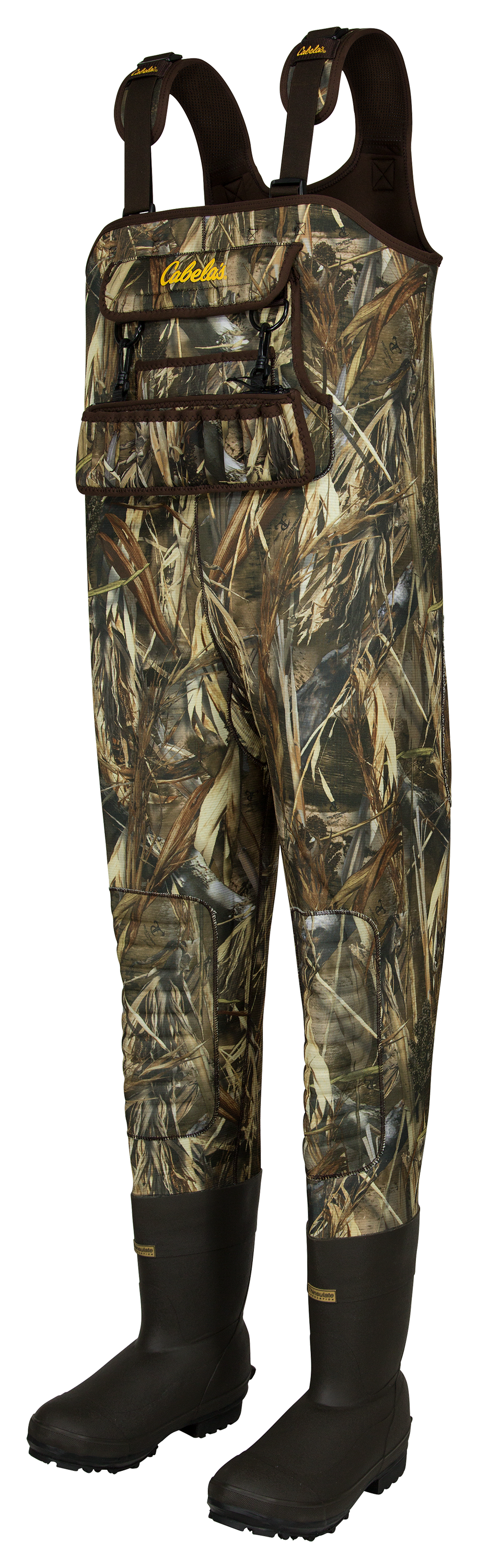 Cabelas CHEST Waders 11R SM1600-MAX4 SUPERMAG Mossy Oak DUCK Camo Neoprene