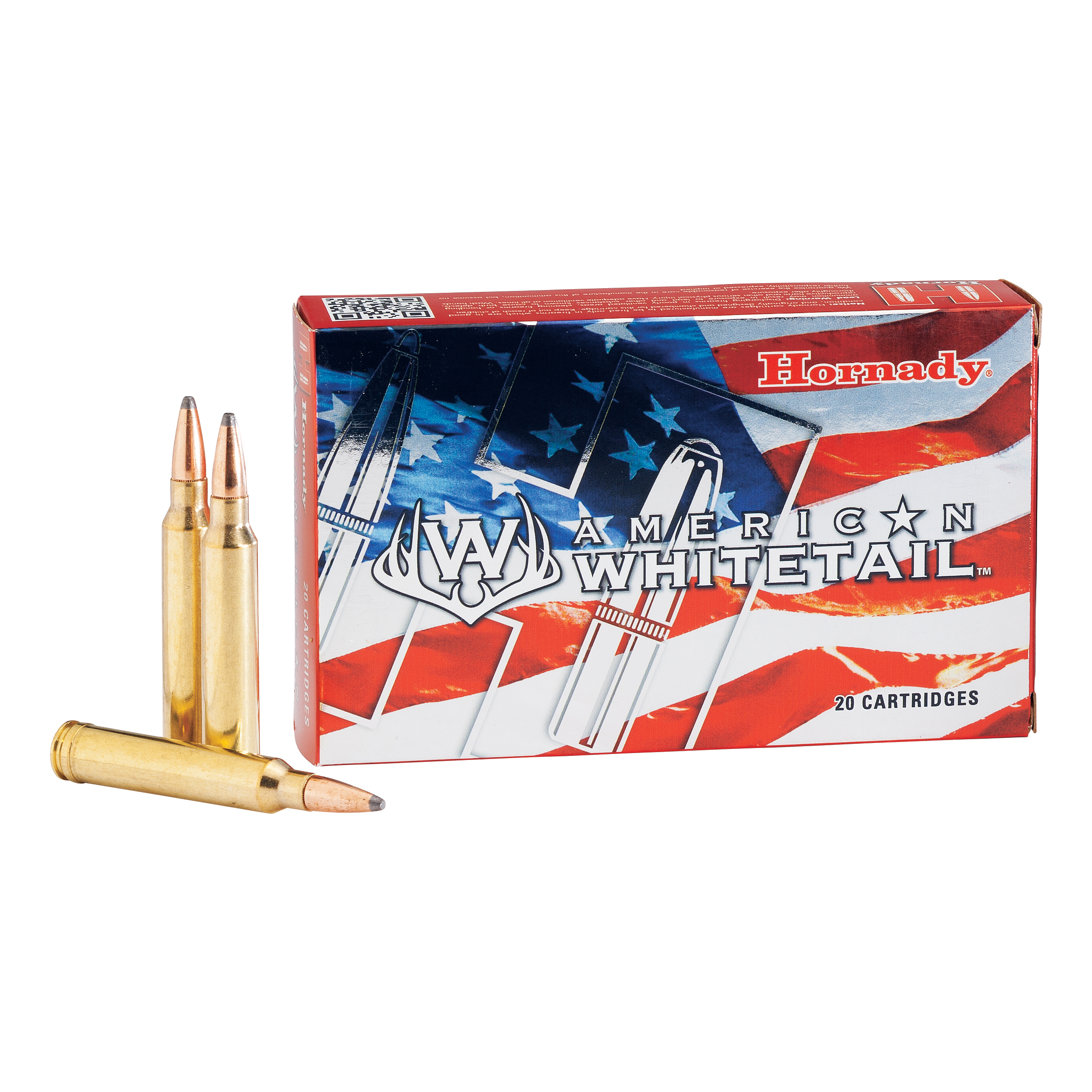 Image of Hornady American Whitetail .300 WSM Win Short Mag 165 Grain Centerfire Rifle Ammo