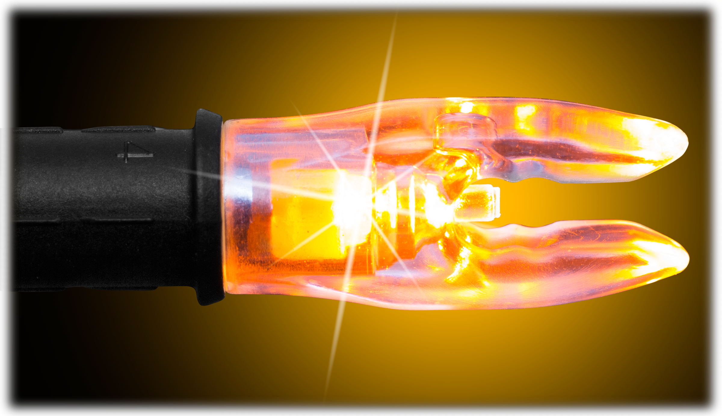 Nockturnal Universal Fit Lighted Nocks - Orange - 3 pack
