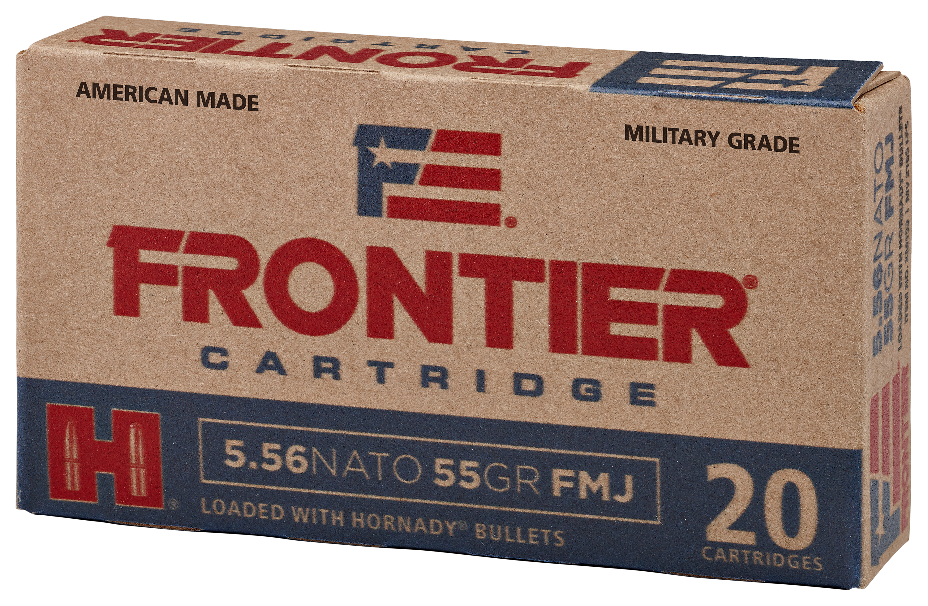 Frontier 5.56x45mm NATO 55 Grain Centerfire Rifle Ammo - 20 Rounds
