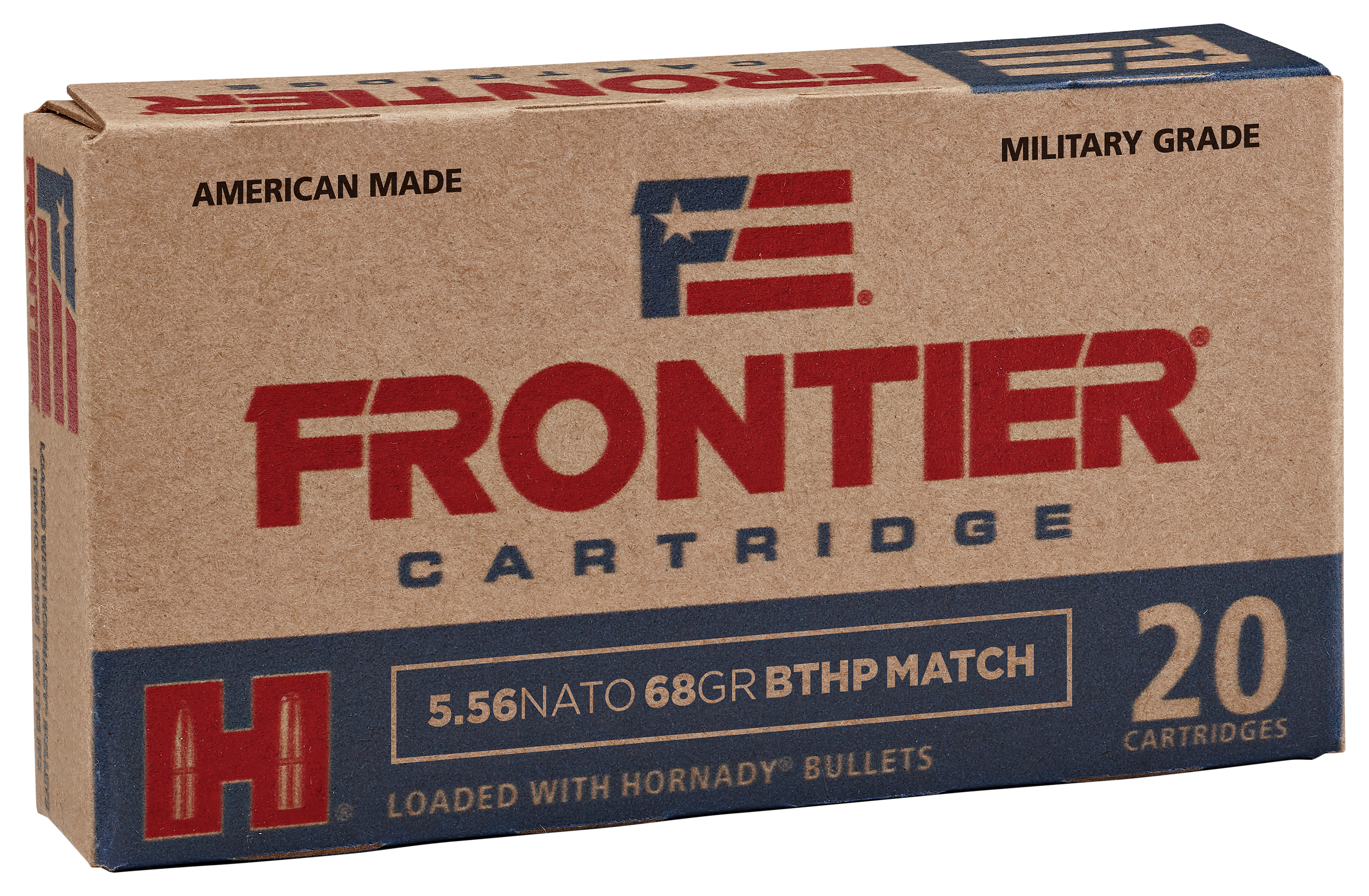 Frontier 5.56x45mm NATO 68 Grain Centerfire Rifle Ammo