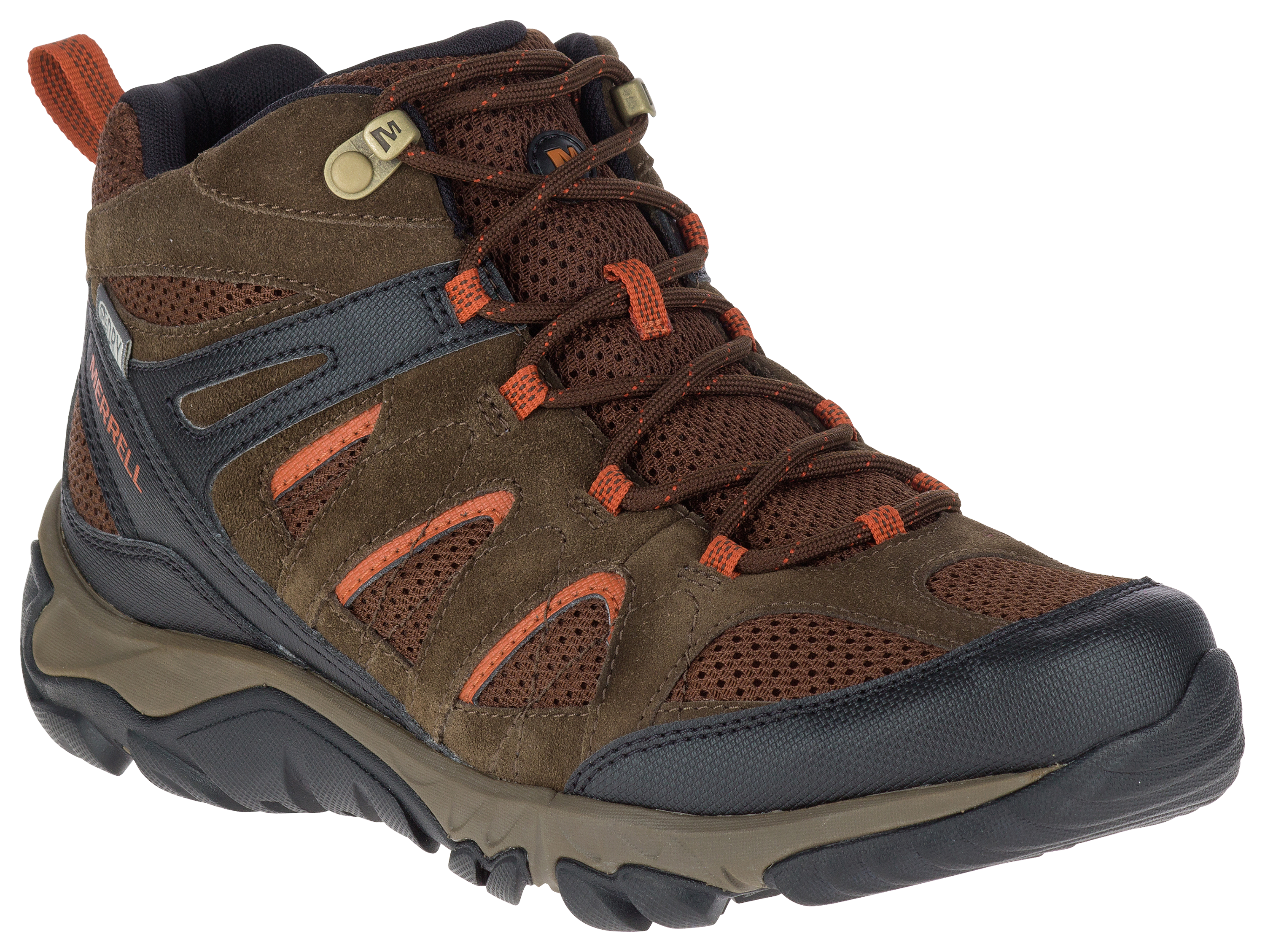 merrell outmost mid vent waterproof hiking boots