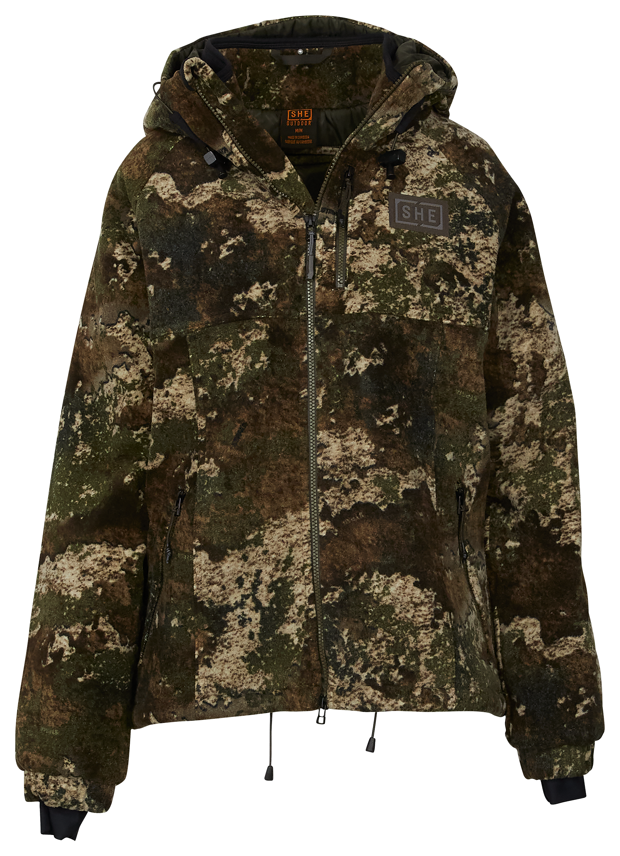 Atmosphere Women's Camo Utility Jacket With Patches US Size 6