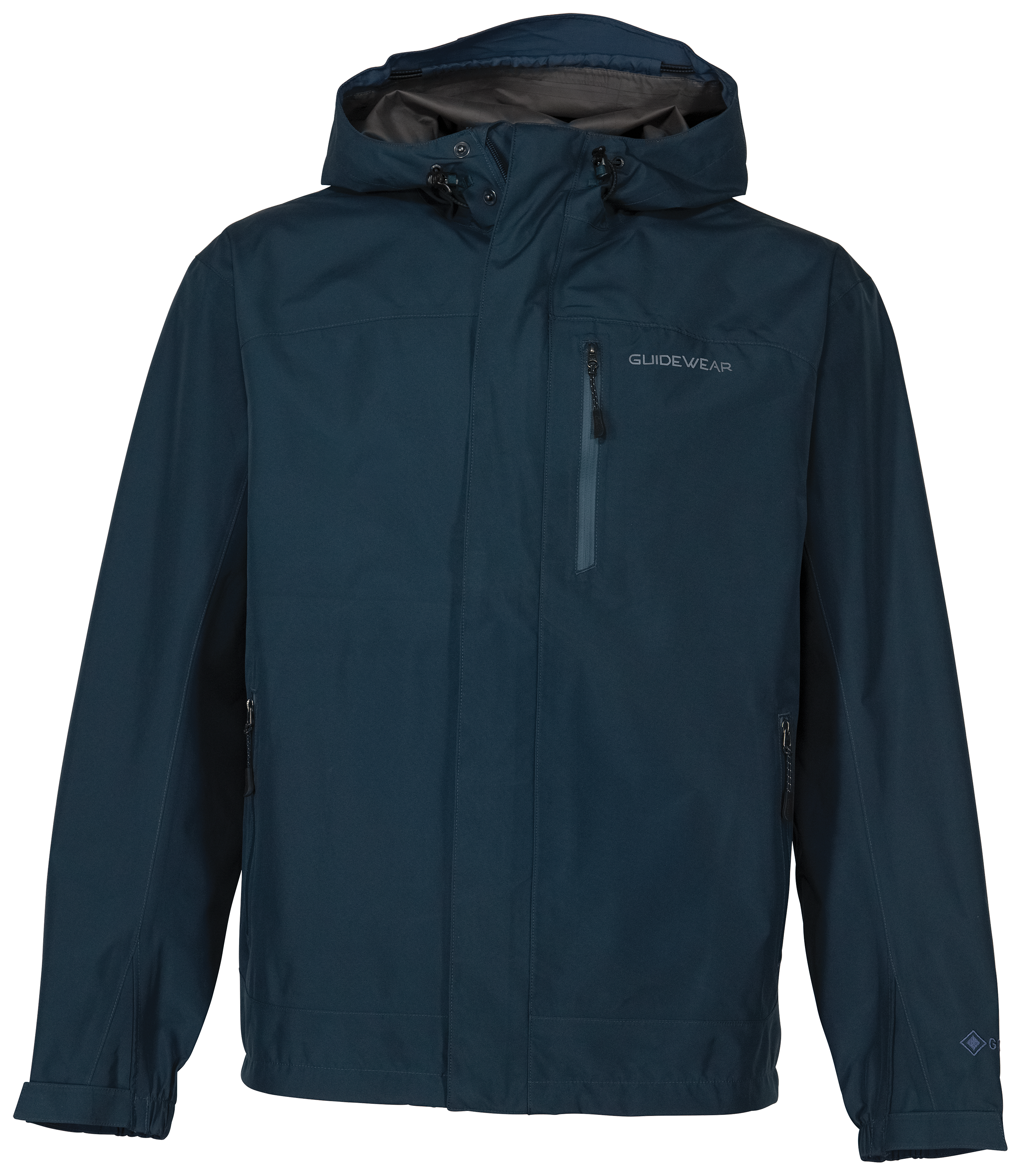Johnny Morris Bass Pro Shops Guidewear Rainy River Jacket with GORE-TEX PacLite for Men - Shadow Blue - 2XL