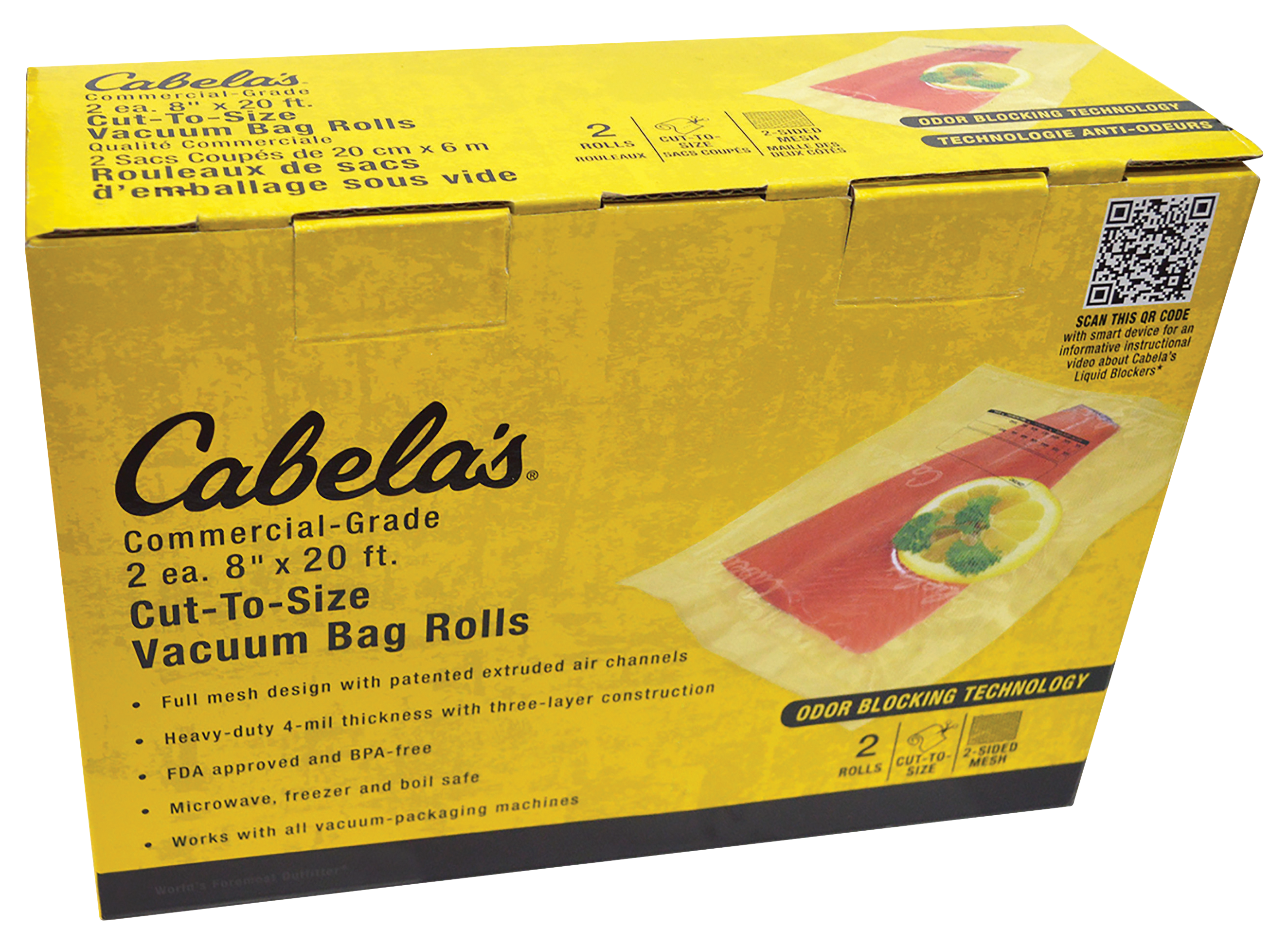 Cabela's Commercial Grade Cut To Size Vacuum Sealer Bag Rolls