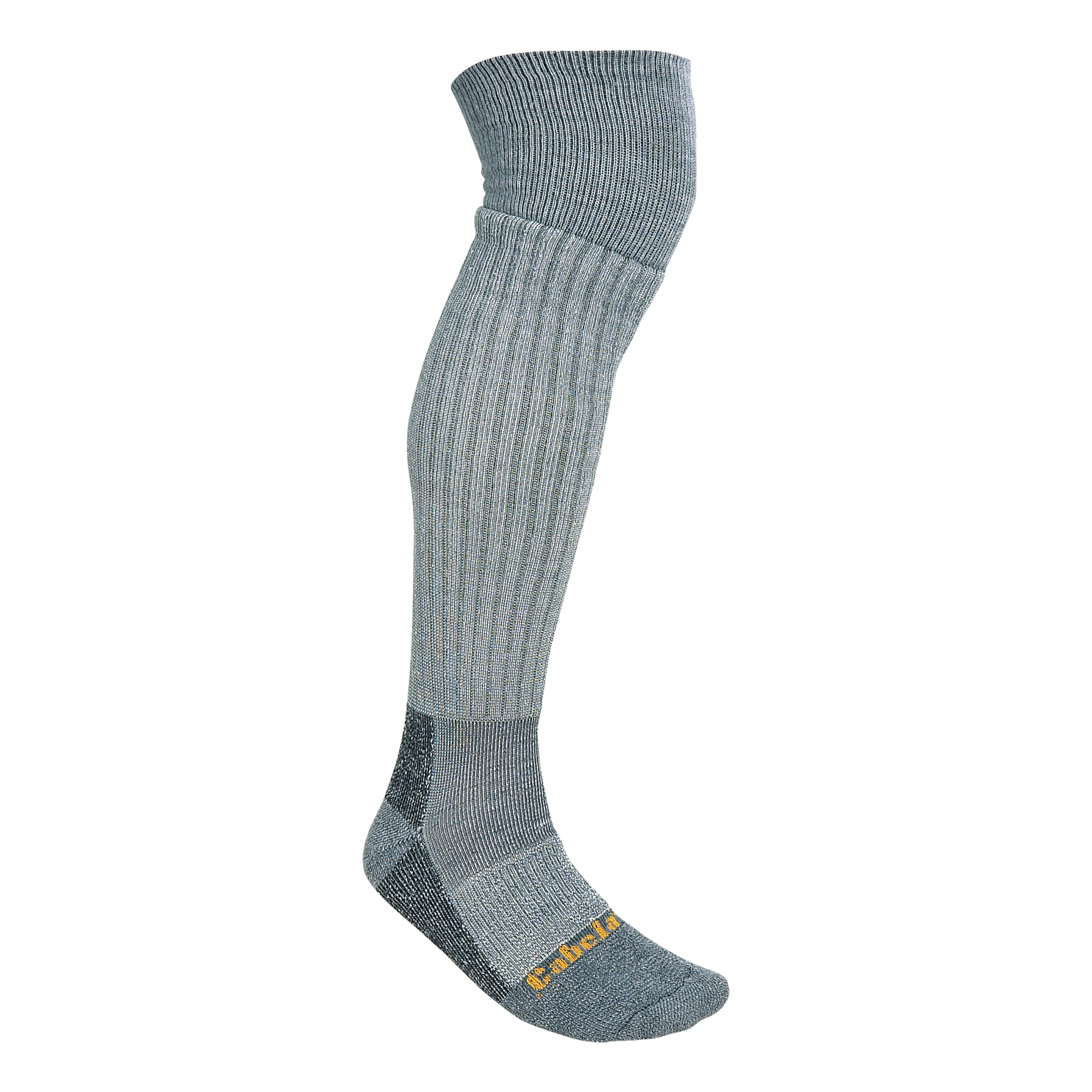 Cabela's Knee-to-Toe Wool Wader Socks for Men - Grey - L