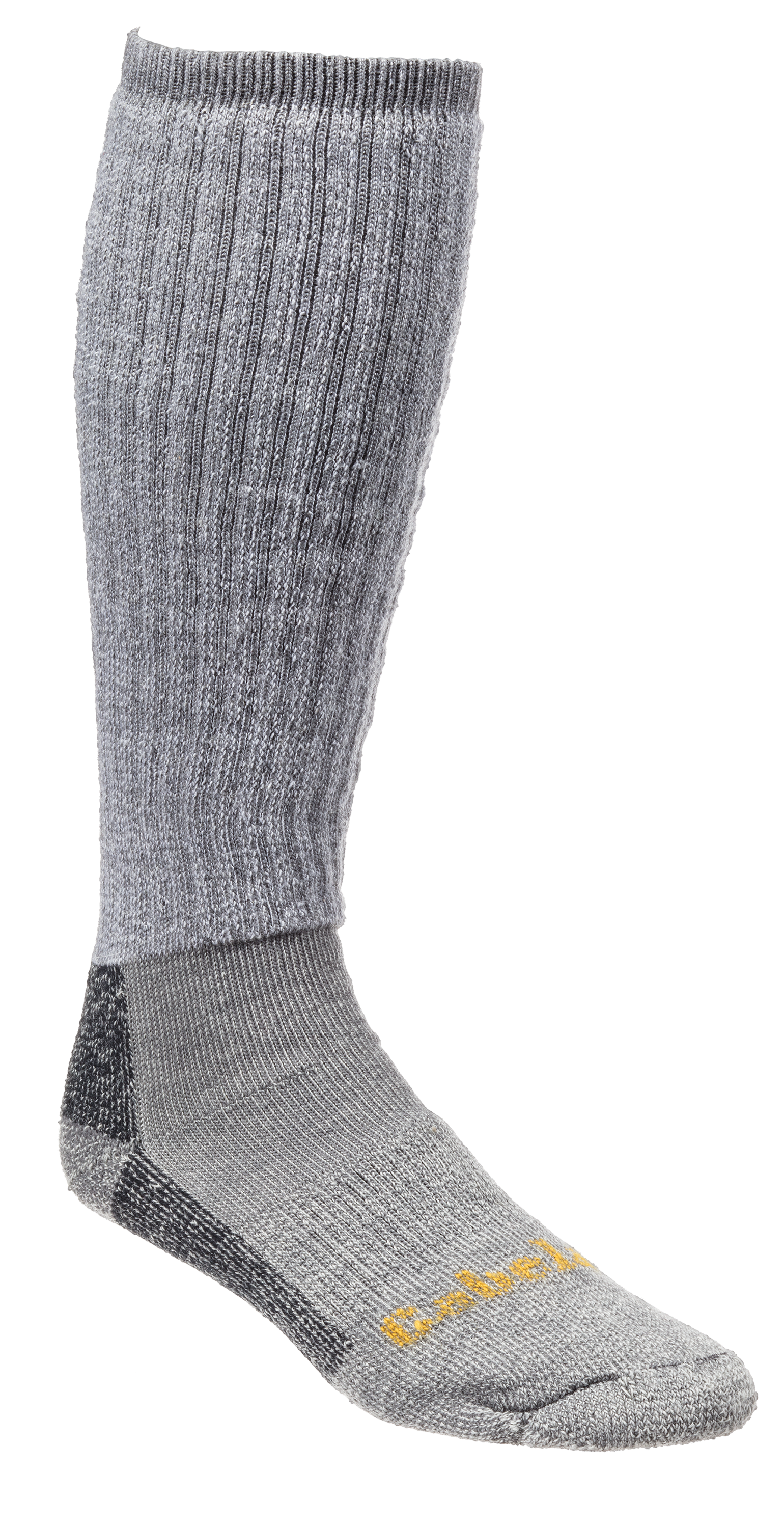 Cabelas Deluxe Cold-Weather Wool Boot Socks for Men - Grey - M