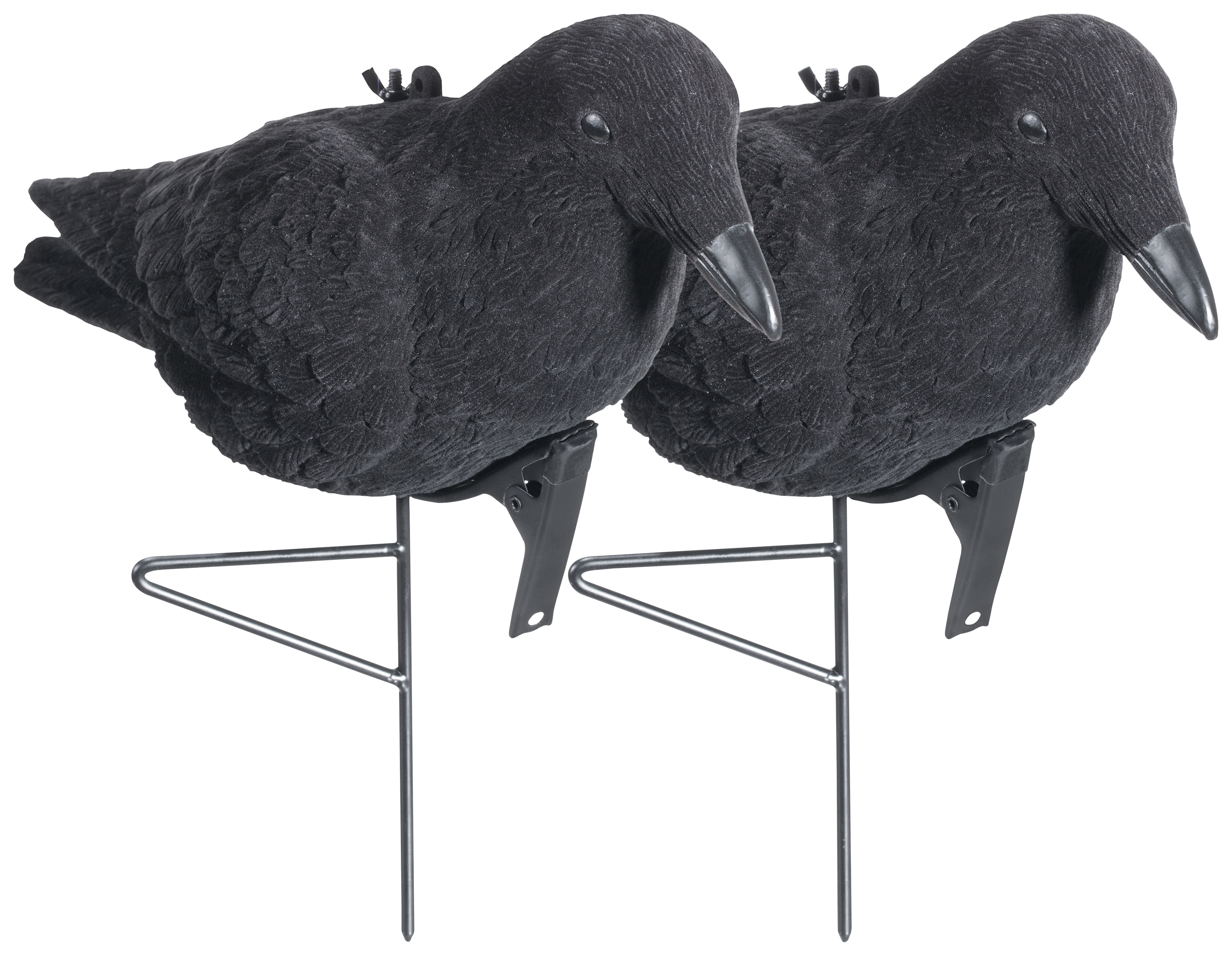 Cabela's Flocked Crow Decoy - 2 Crows
