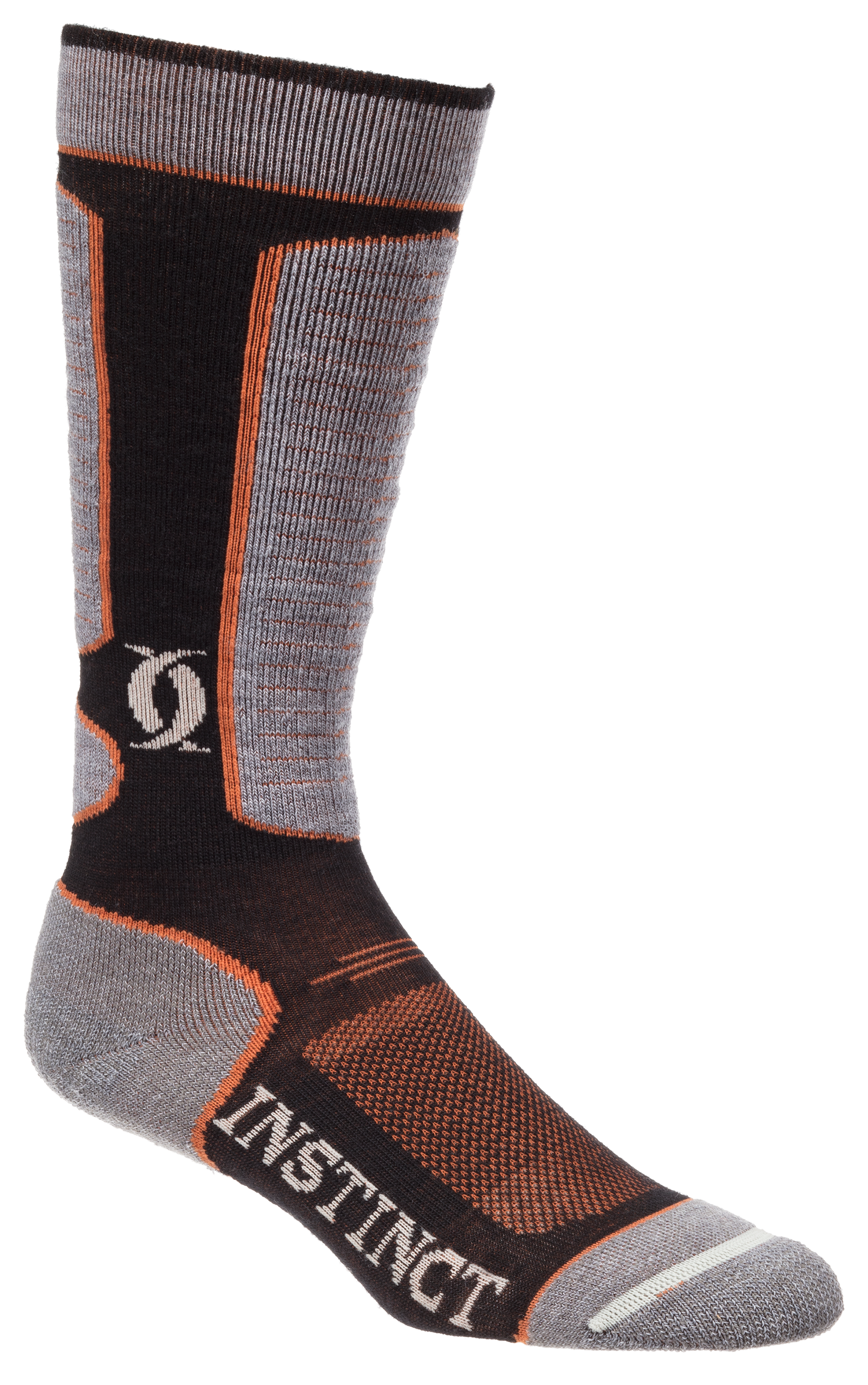 Cabelas Instinct 2.0 Over-The-Calf Crew Socks for Men - Black - M
