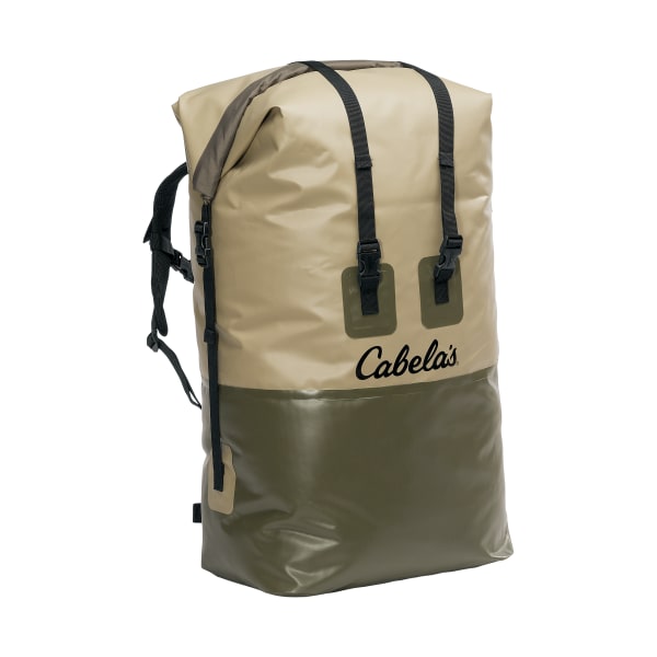 Cabela s Boundary Waters Roll-Top Backpack - Tan - 143L - Large 31 x17 x12 