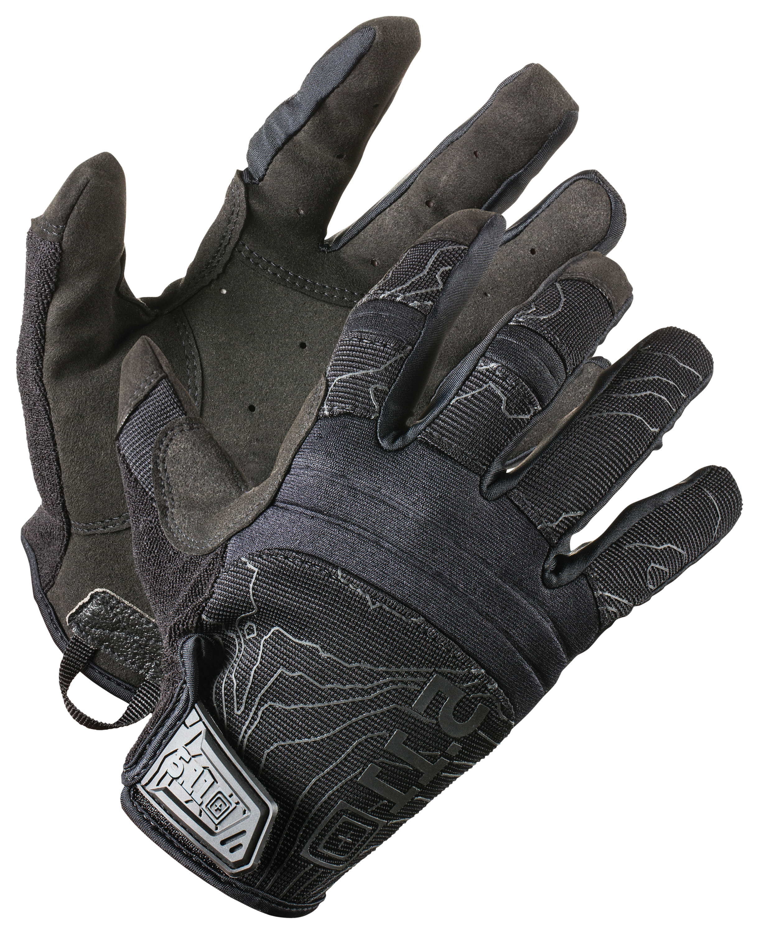 5.11 Tactical Competition Shooting Gloves for Men - Black - M