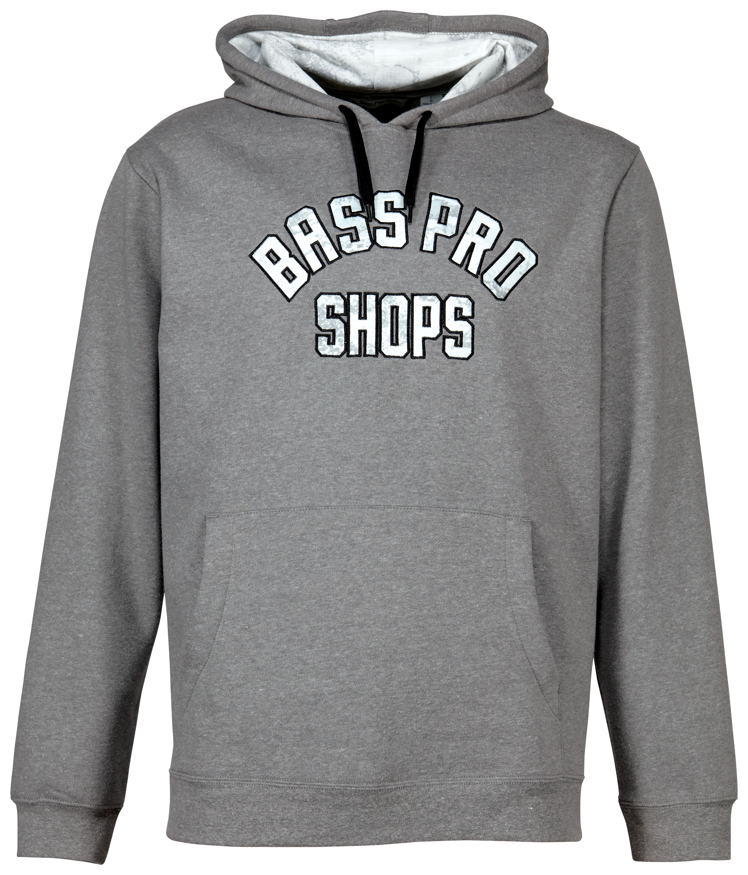 Image of Bass Pro Shops Game Day Hoodie for Men - Smoke/Cabela's O2 Octane White