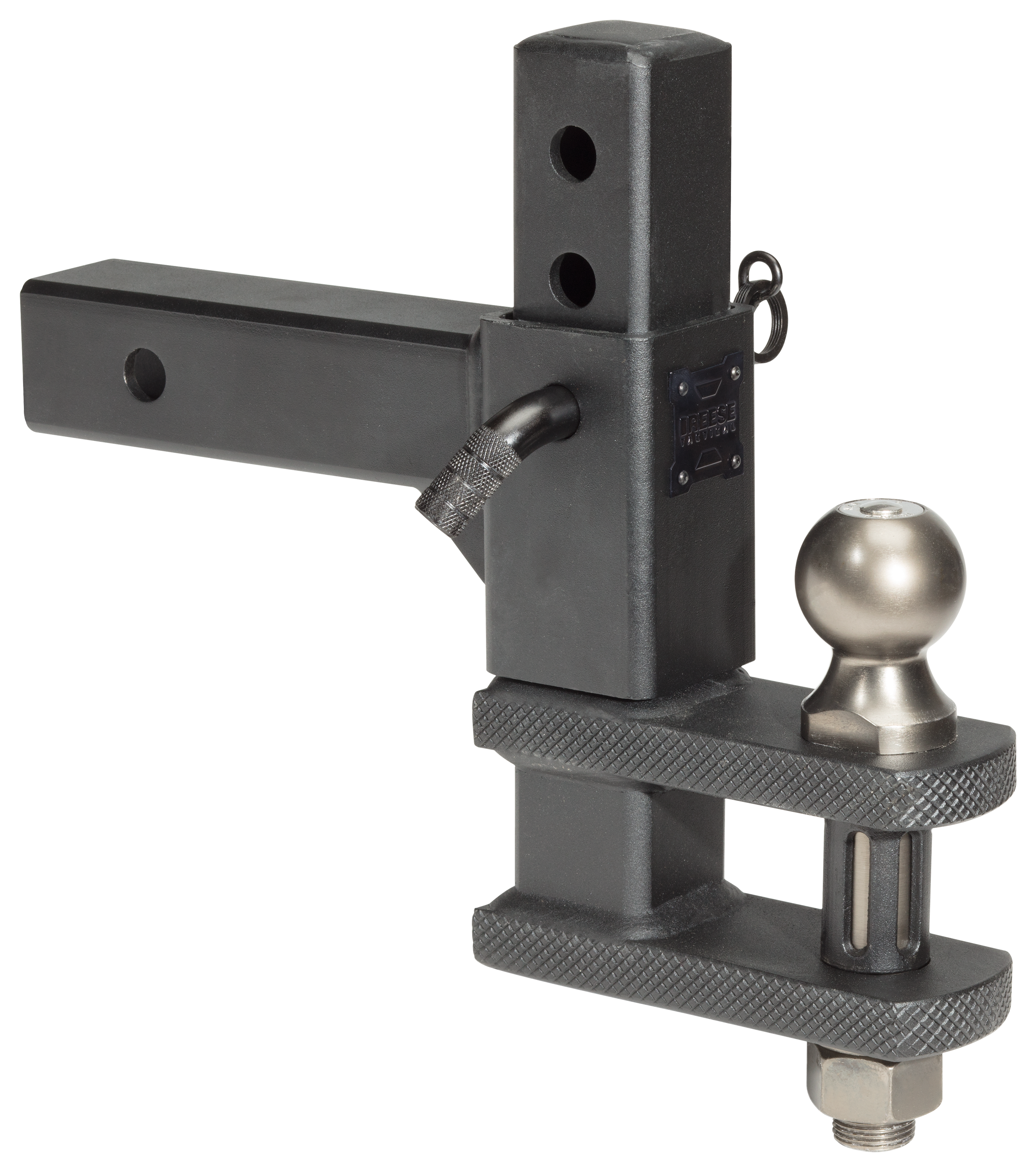 REESE Towpower Tactical Adjustable Ball Mount with Clevis