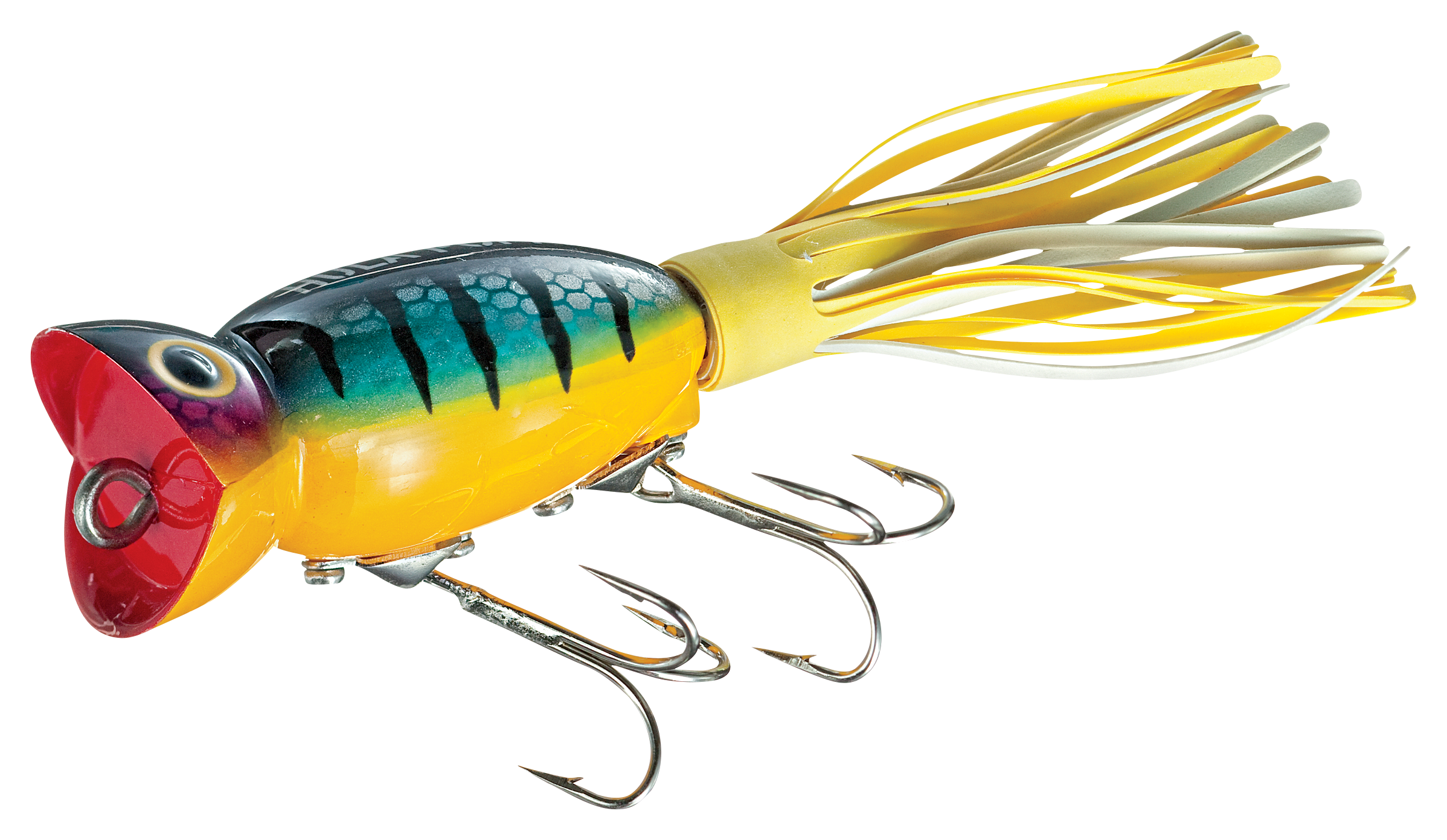 Arbogast g730-07 Hula Popper 3/16oz 1-1/4 frog/yel Belly, Topwater Lures -   Canada