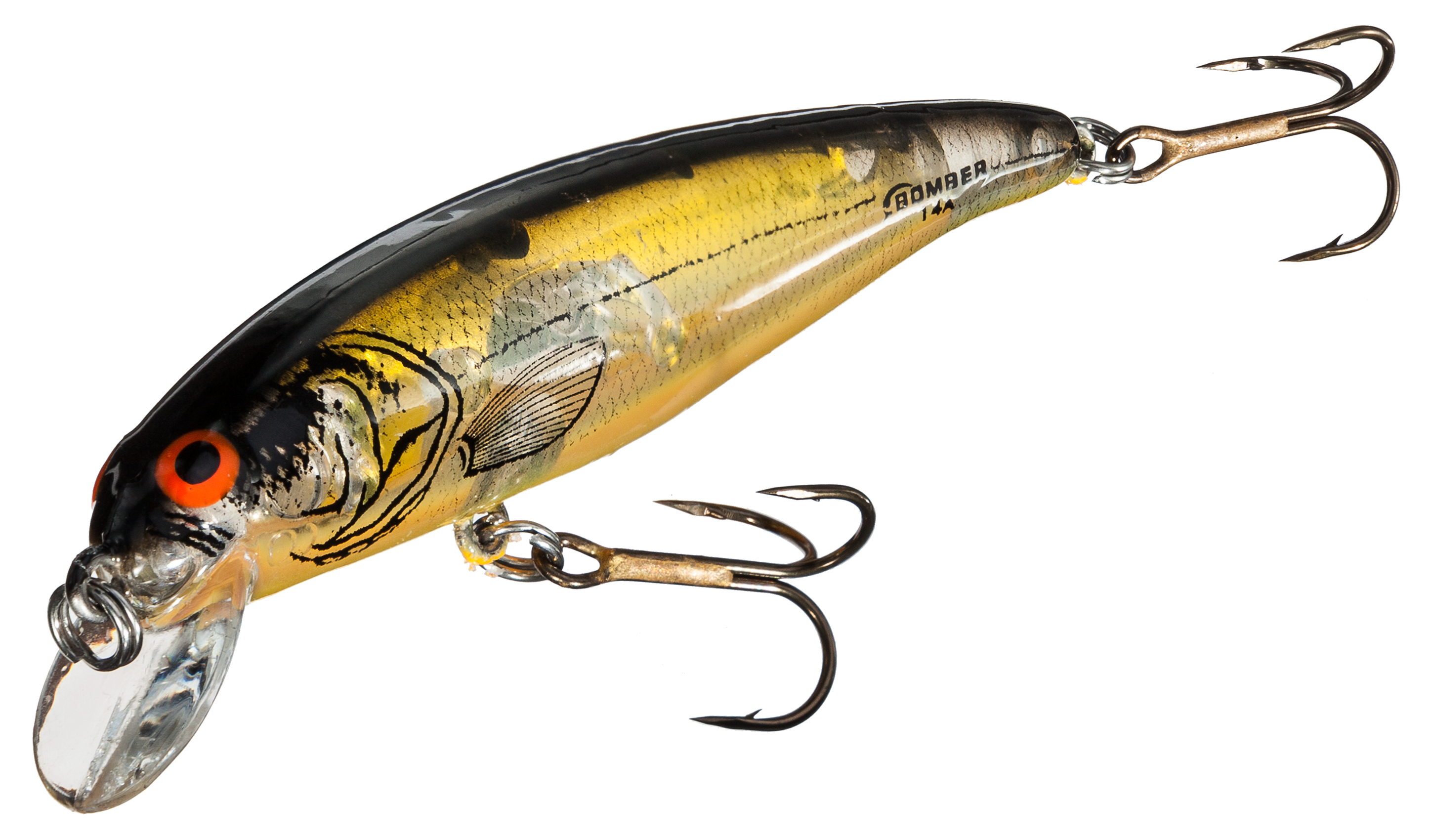 Bomber Long A Hard Baits - Chartreuse Flash/Orange Belly - 3-1/2″