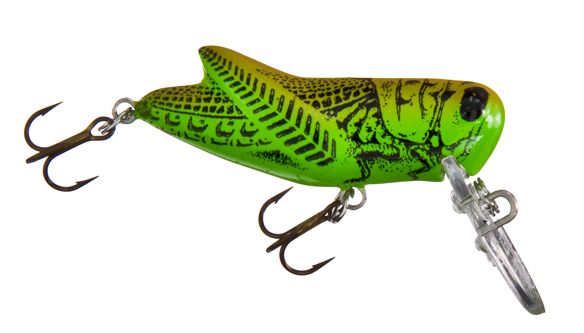 Rebel Lures F7397 Crickhopper Fishing Lure - Green Grasshopper - 1