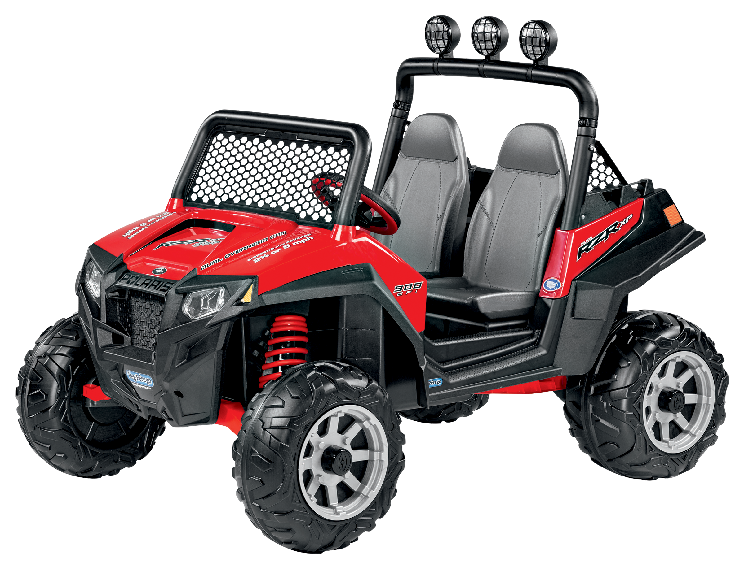 Peg-Perego Polaris RZR 900 ATV for Kids - Red -  Peg Perego