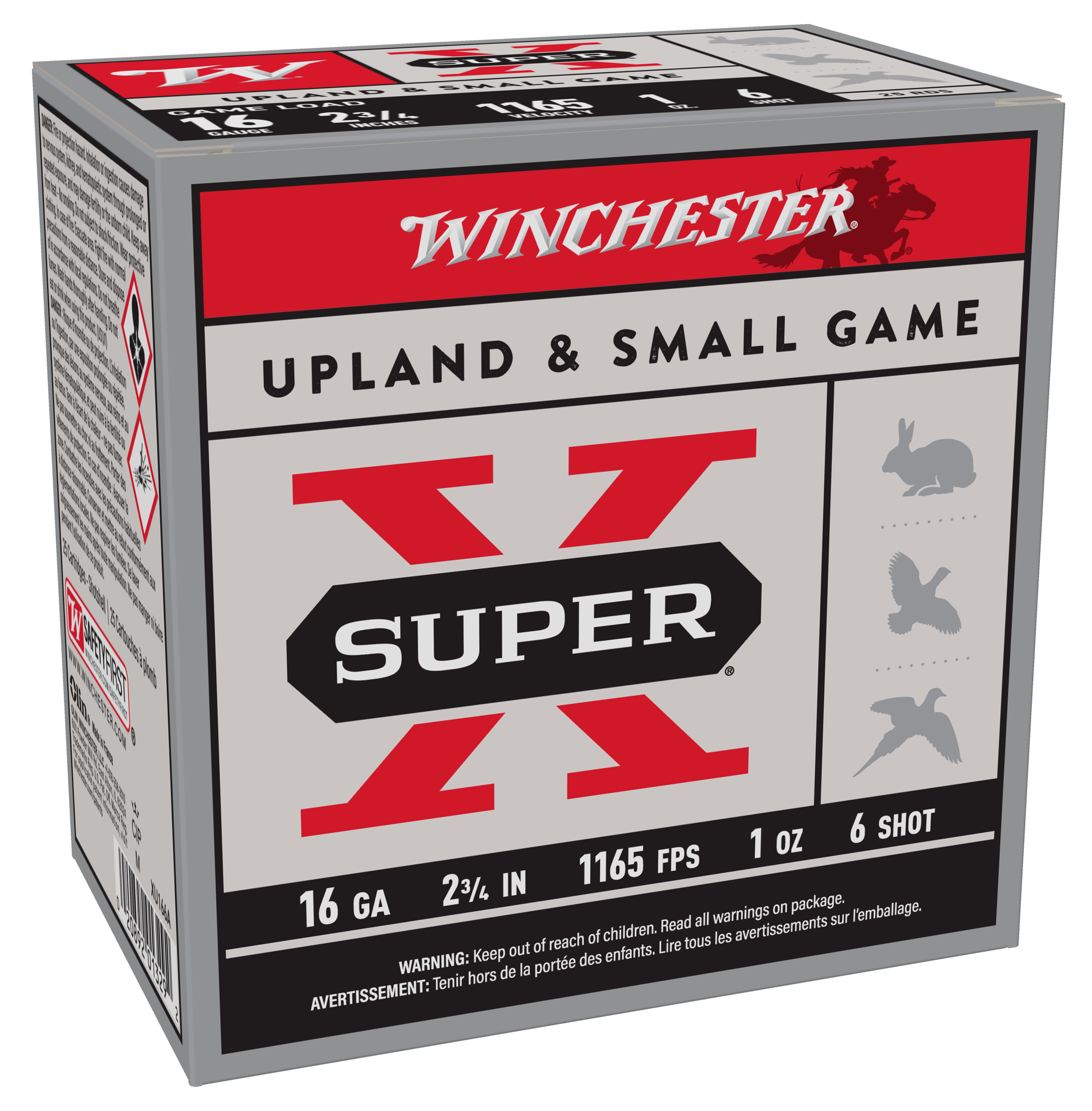 Image of "Winchester Super-X Game Load 16-Ga 2-3/4"" 1 oz. Shotshells - #6 - 250 Rounds"