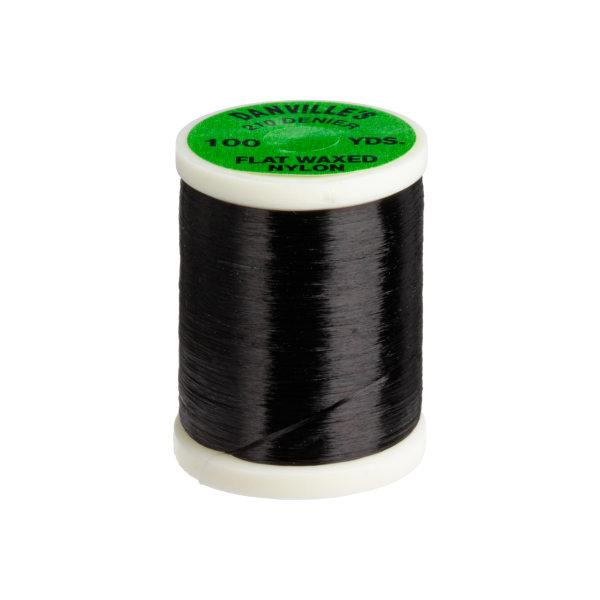 Danville Flat Waxed Nylon Thread - Black