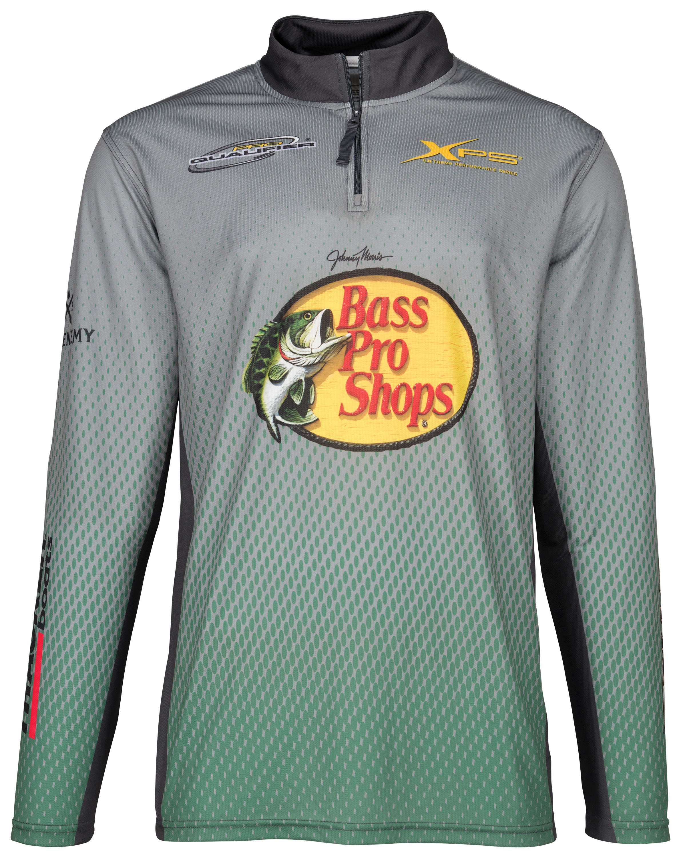 Bass Pro Shops Quarter-Zip Fishing Jersey Long-Sleeve Pullover for Men