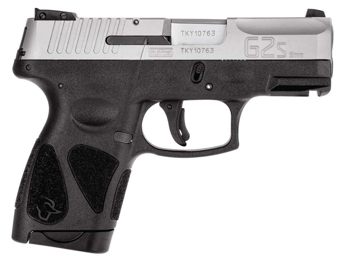 Taurus G2s SemiAuto Pistol with Manual Safety  9mm  StainlessBlack