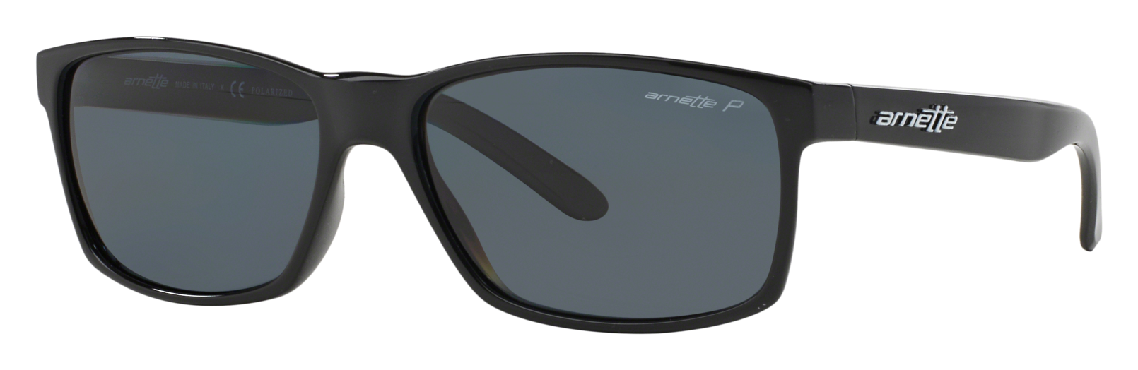 Image of Arnette Slickster Polarized Sunglasses - Black/Polar Gray - Standard