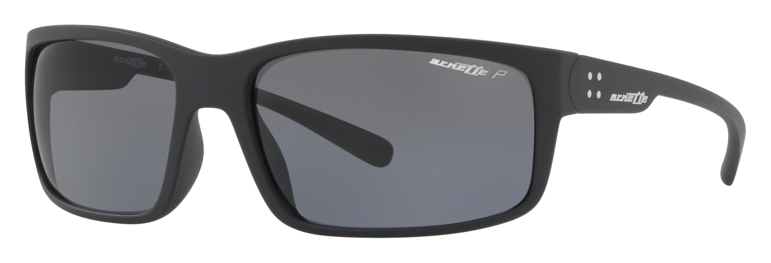 Image of Arnette Fastball Polarized Sunglasses - Matte Black/Polar Gray