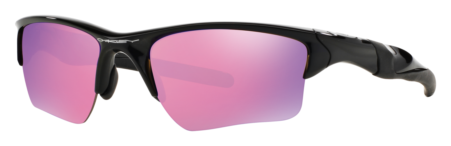 Image of Oakley Half Jacket 2.0 OO9154 XL Sunglasses - Polished Black/Prizm Golf Mirror - Standard