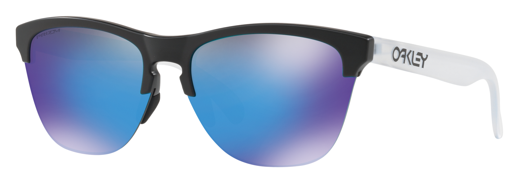 Image of Oakley Frogskins Lite OO9374 Prizm Grey Iridium Mirror Sunglasses