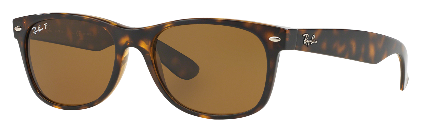 Ray-Ban New Wayfarer Classic RB2132 Glass Polarized Sunglasses - Polished T