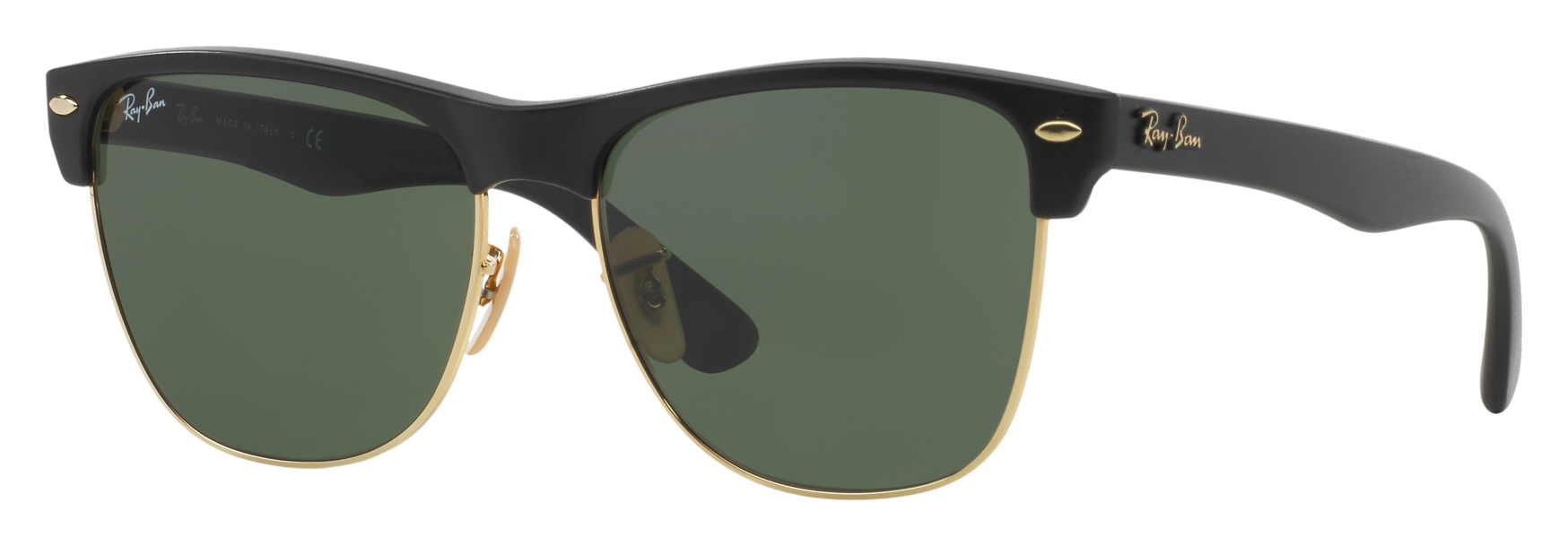 RAY-BAN Clubmaster Oversized Glass Sunglasses