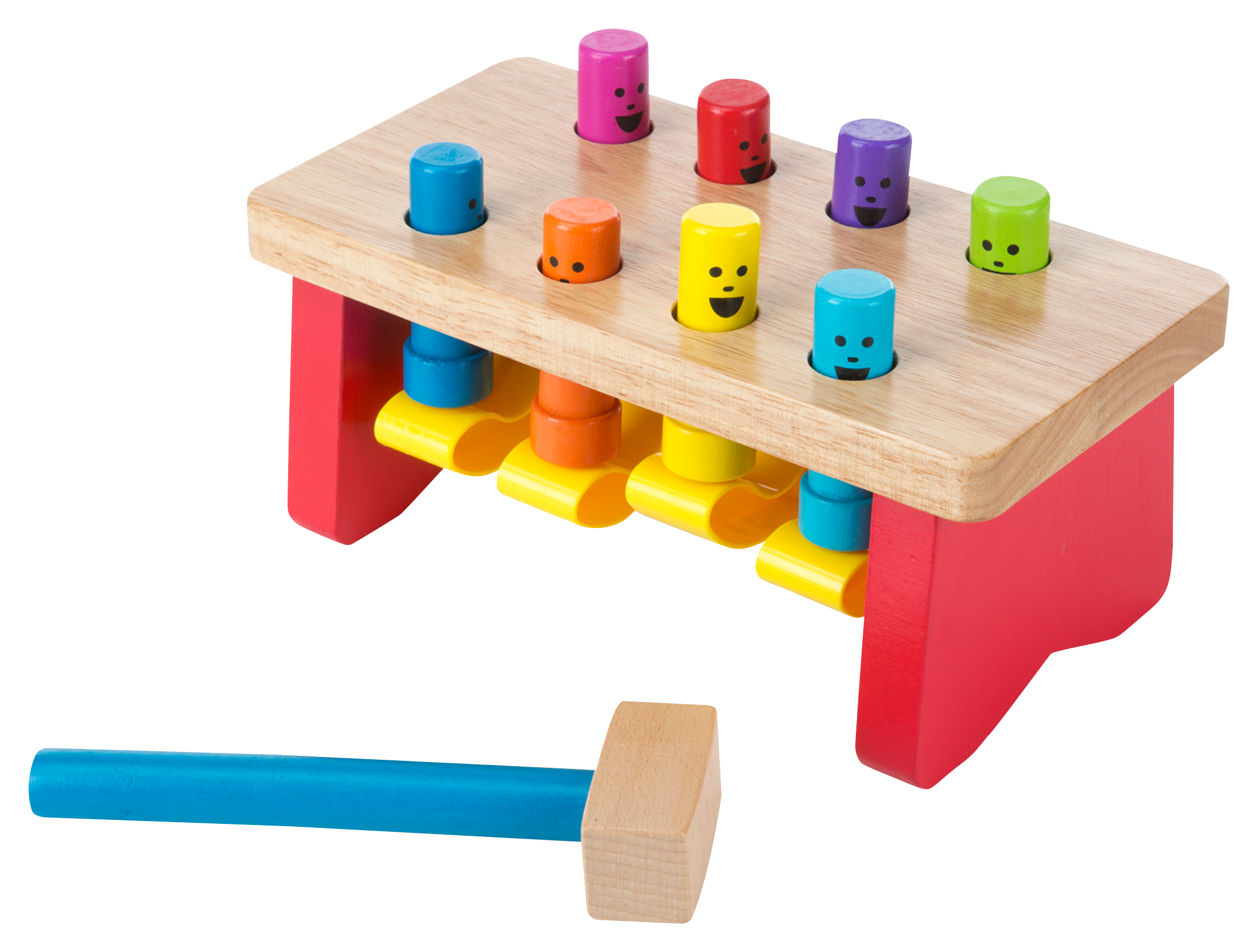 Melissa & Doug Deluxe Pounding Bench Toy for Toddlers
