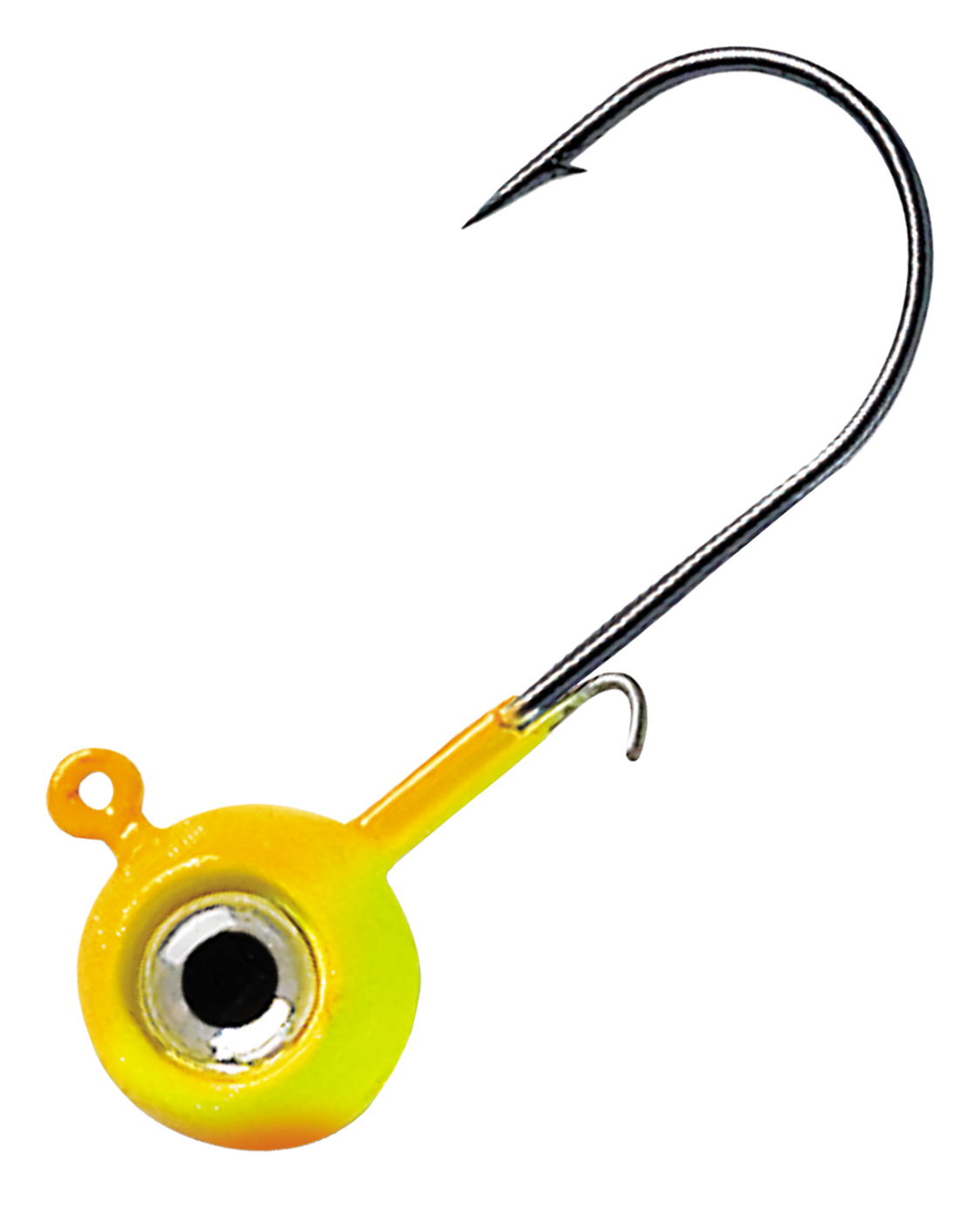VMC Neon Moon Eye Jighead - 3/4 oz. - Chartreuse Orange - 100014353-2585227 - Fishing River fishermen love aspirin-head jigs because the sku 100014353-2585227