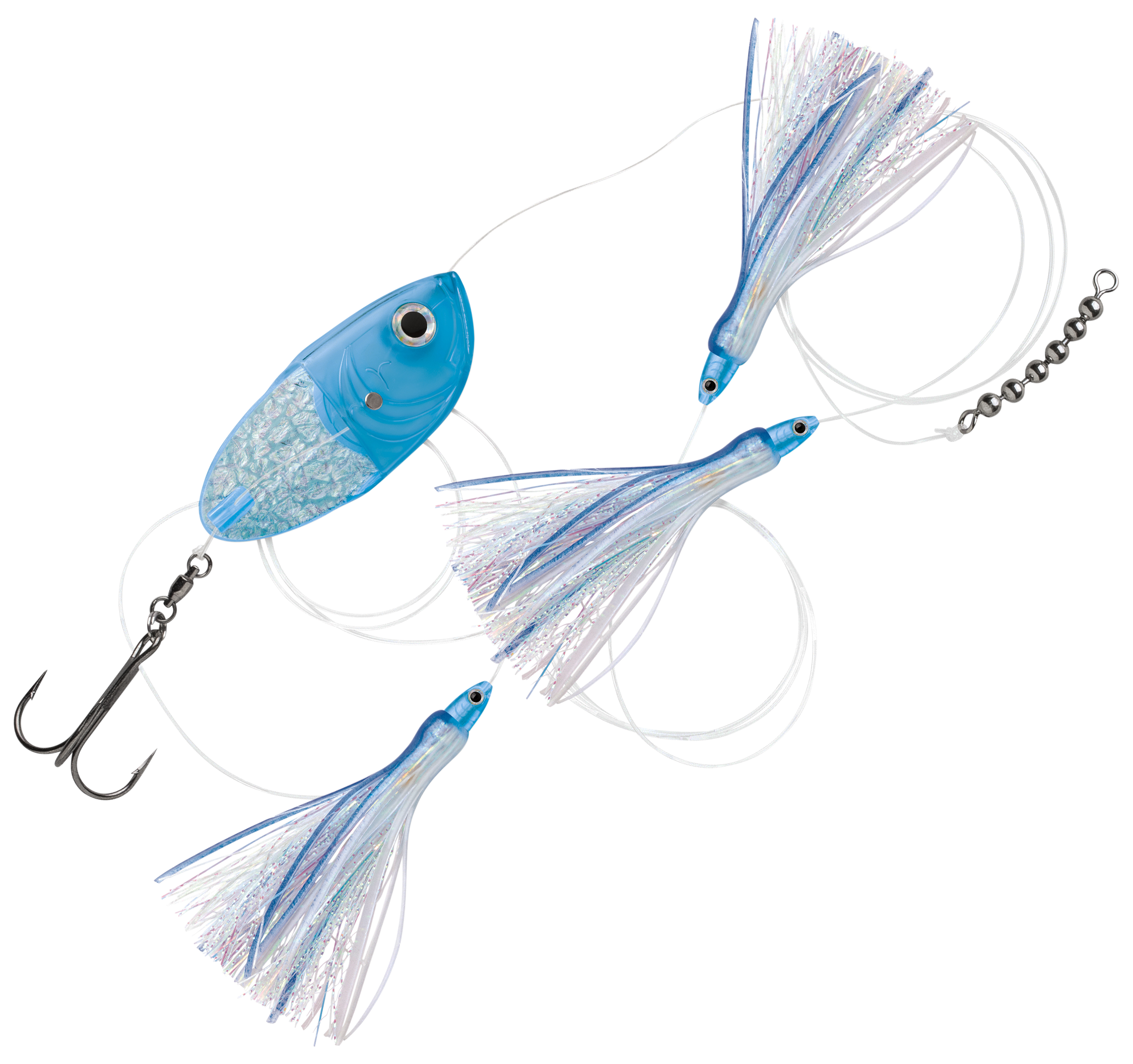 Luhr-Jensen Jensen Flash Fly Twinkie Rig - Fish Candy UV Blue