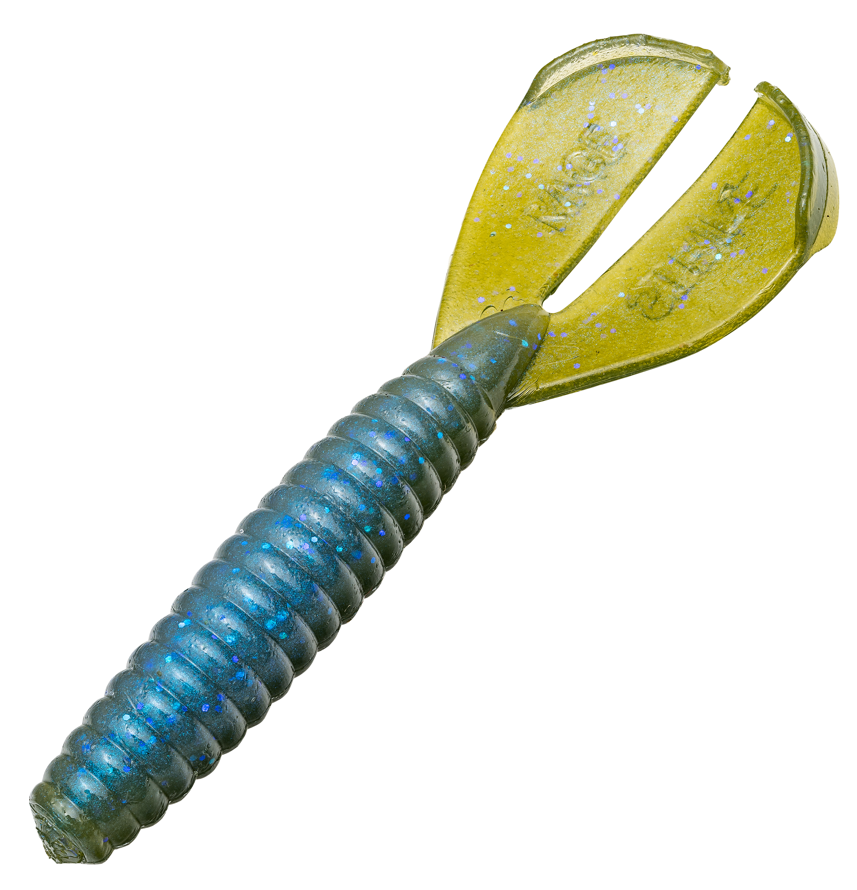Strike King Rage Tail Twin Tail Menace Grub - 3-1/2 - Moon Juice - 1208110506573-2586917 - Fishing The Strike King® Rage Tail™ Twin Tail Menace Gr sku 1208110506573-2586917