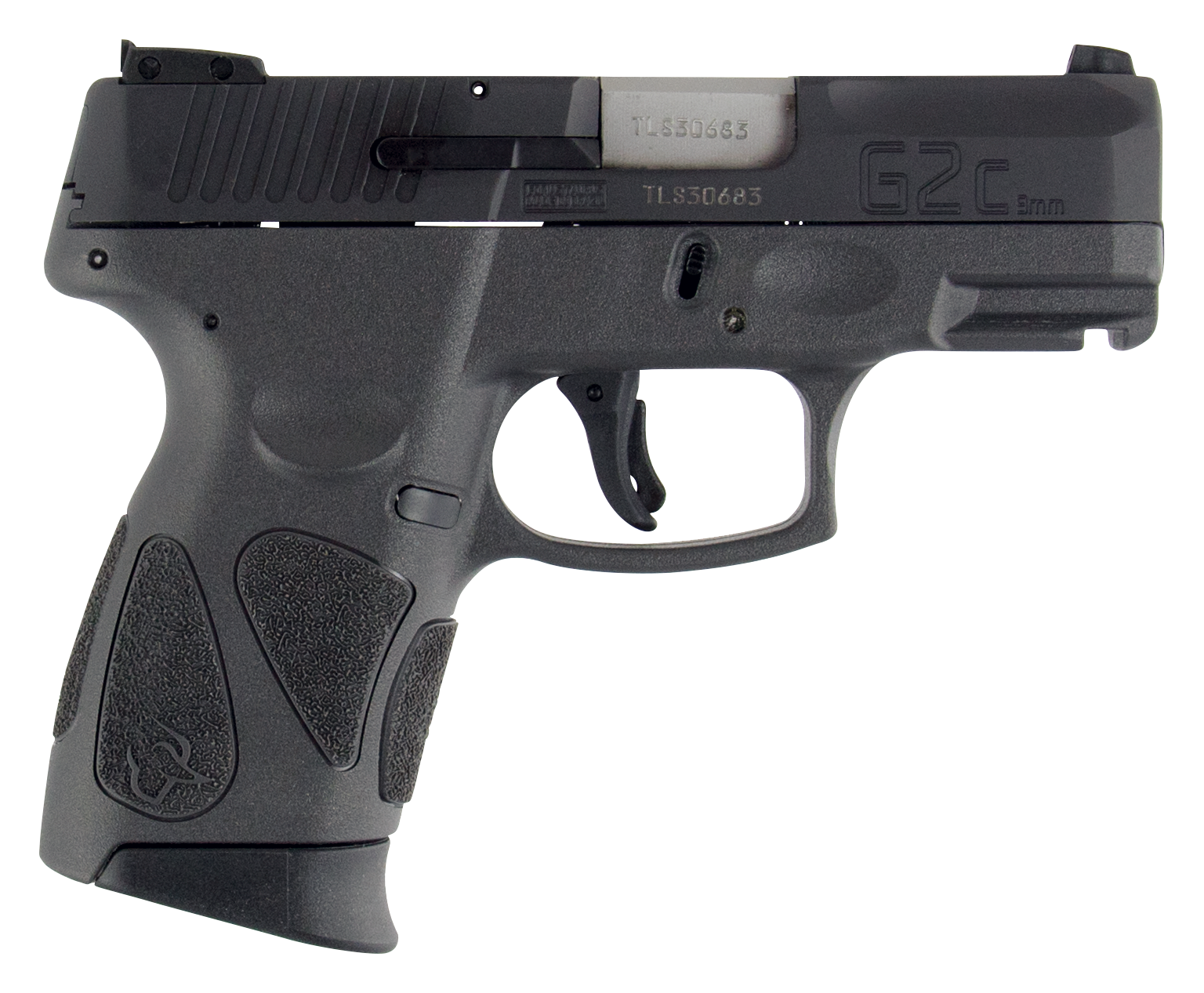 Taurus G2C SemiAuto Pistol  Black  Gray Polymer