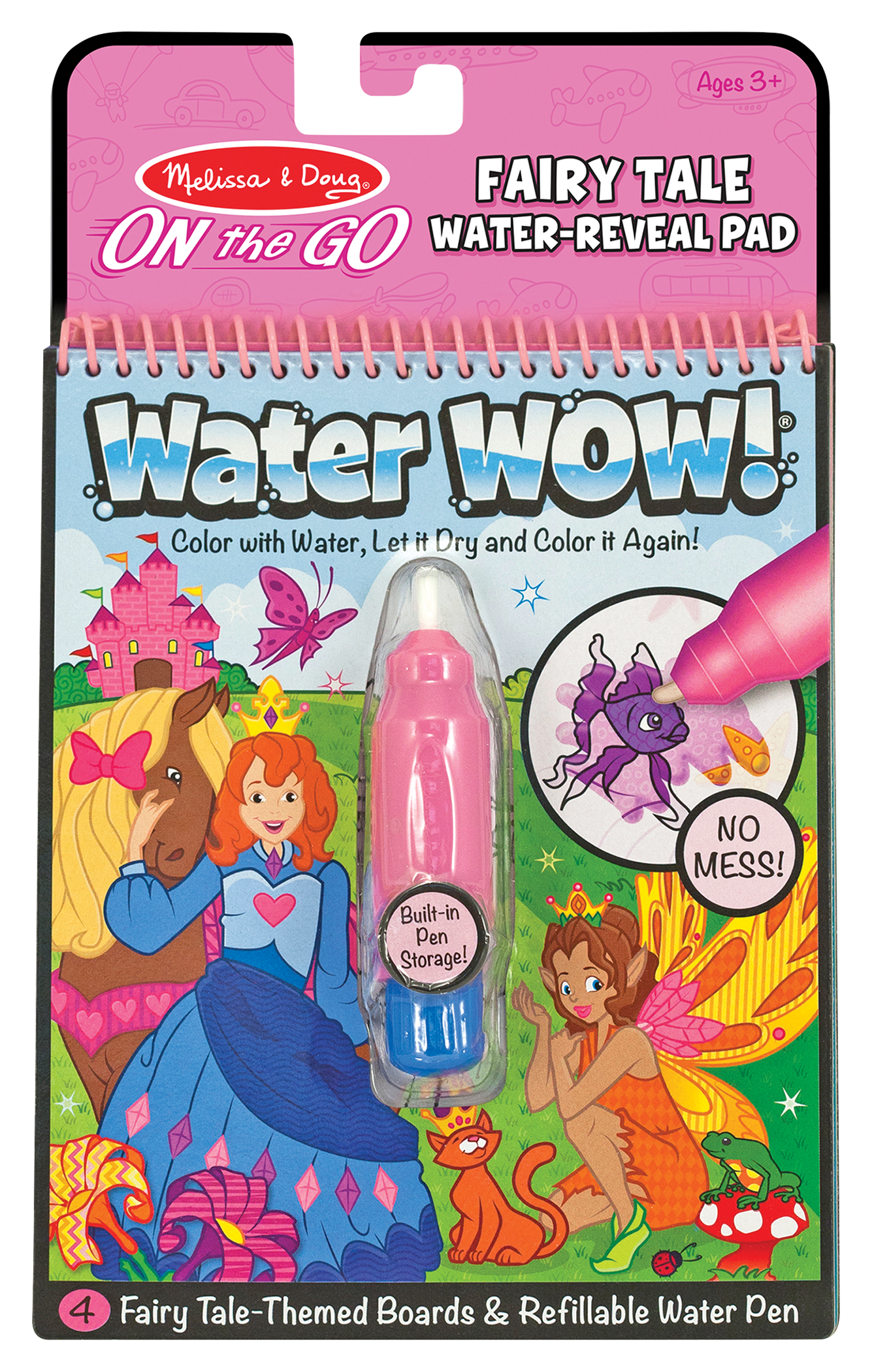 Melissa &Doug Water WOW Fairy Tale On-The-Go Water-Reveal Pad