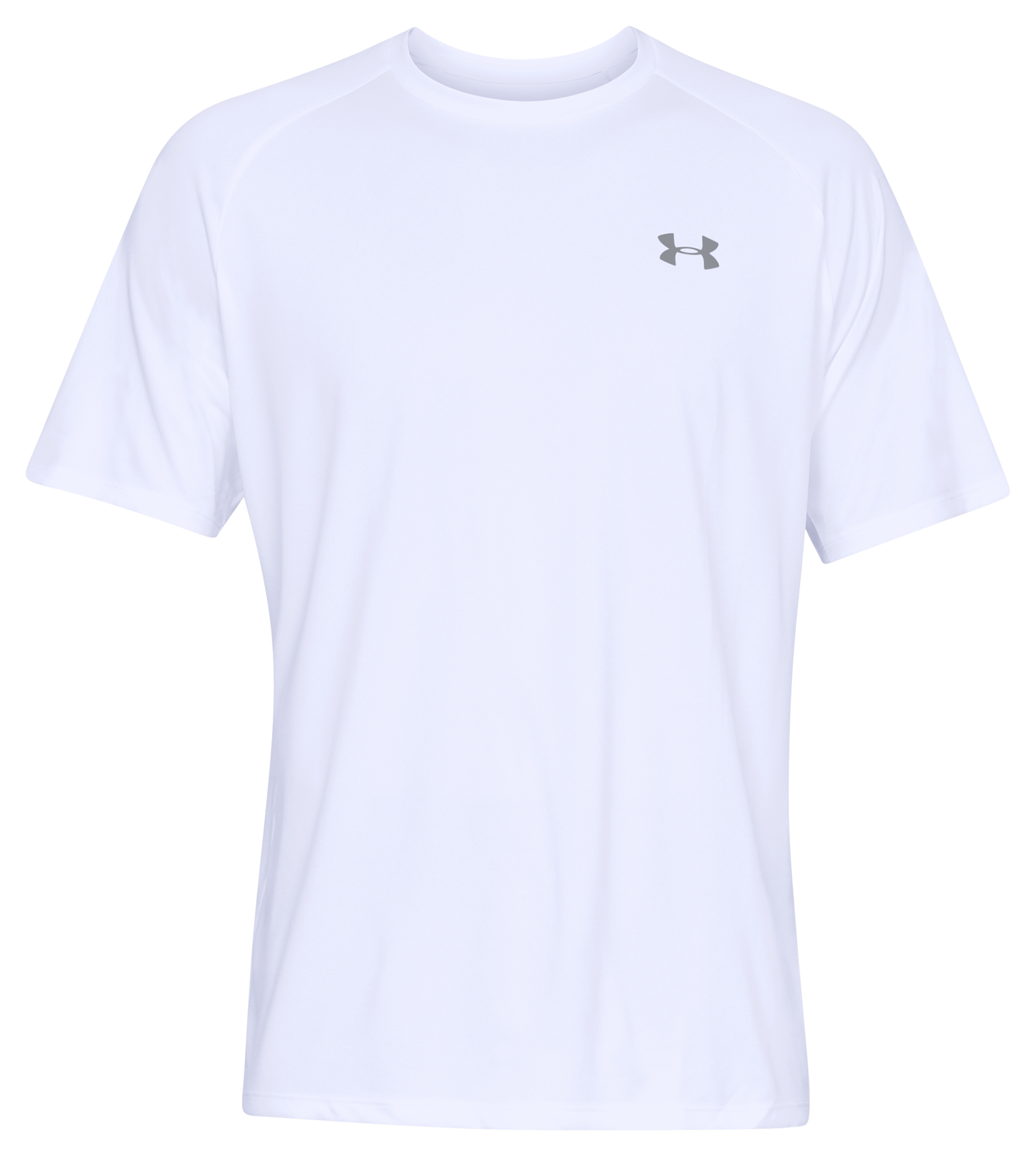 Under Armour UA Tech 2.0 Short-Sleeve T-Shirt for Men - White/Overcast Gray