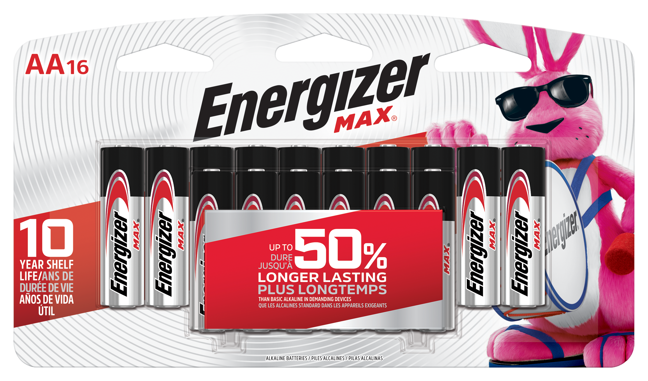 Energizer Max AA Batteries - 16-Pack - 12081505325328-2589833 - Lighting Enjoy reliable, long-lasting power when you need i sku 12081505325328-2589833