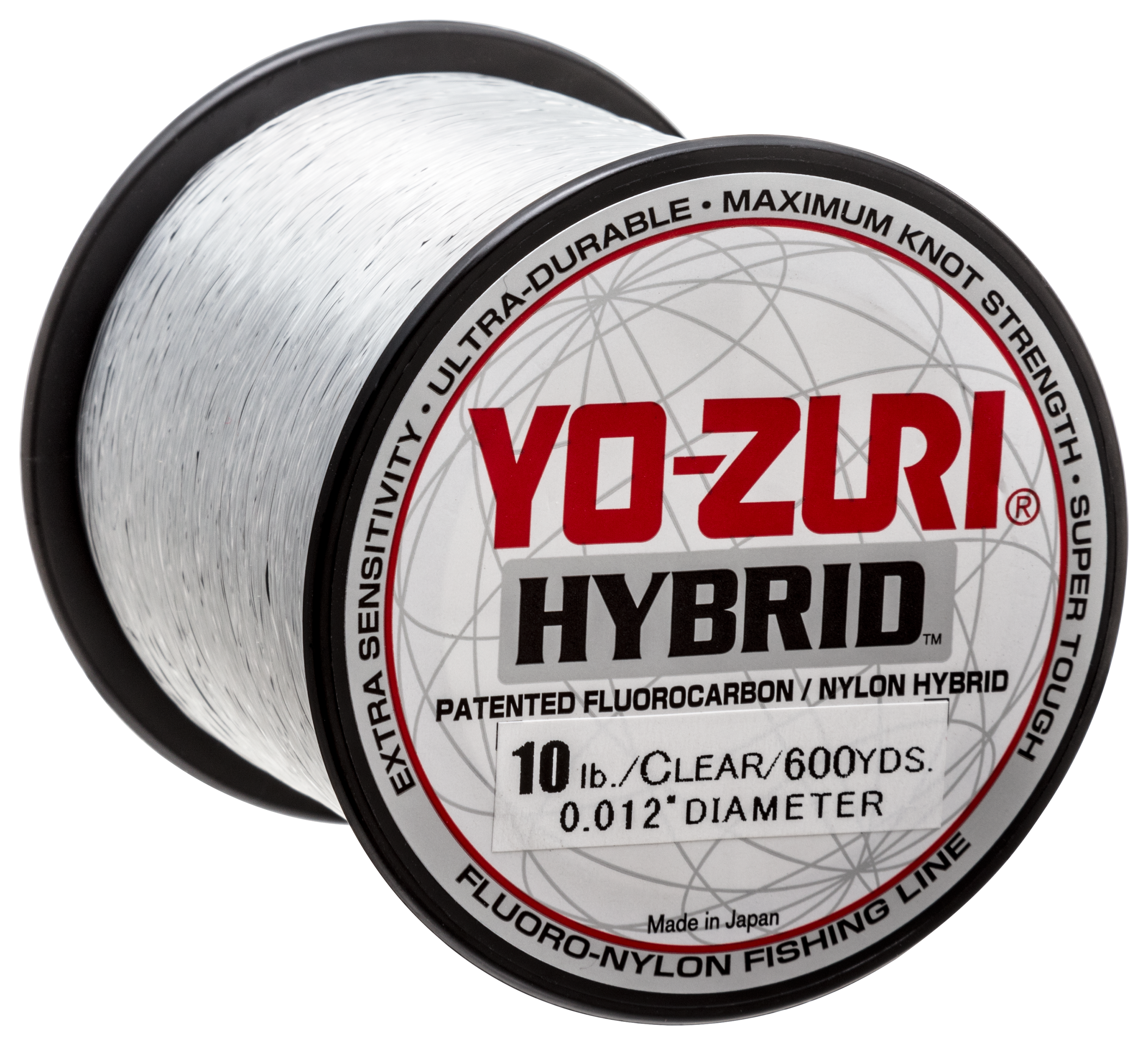 JAPAN Yo-Zuri Hybrid Fluorocarbon Nylon Hybrid 275 yds Fishing Line Clear 