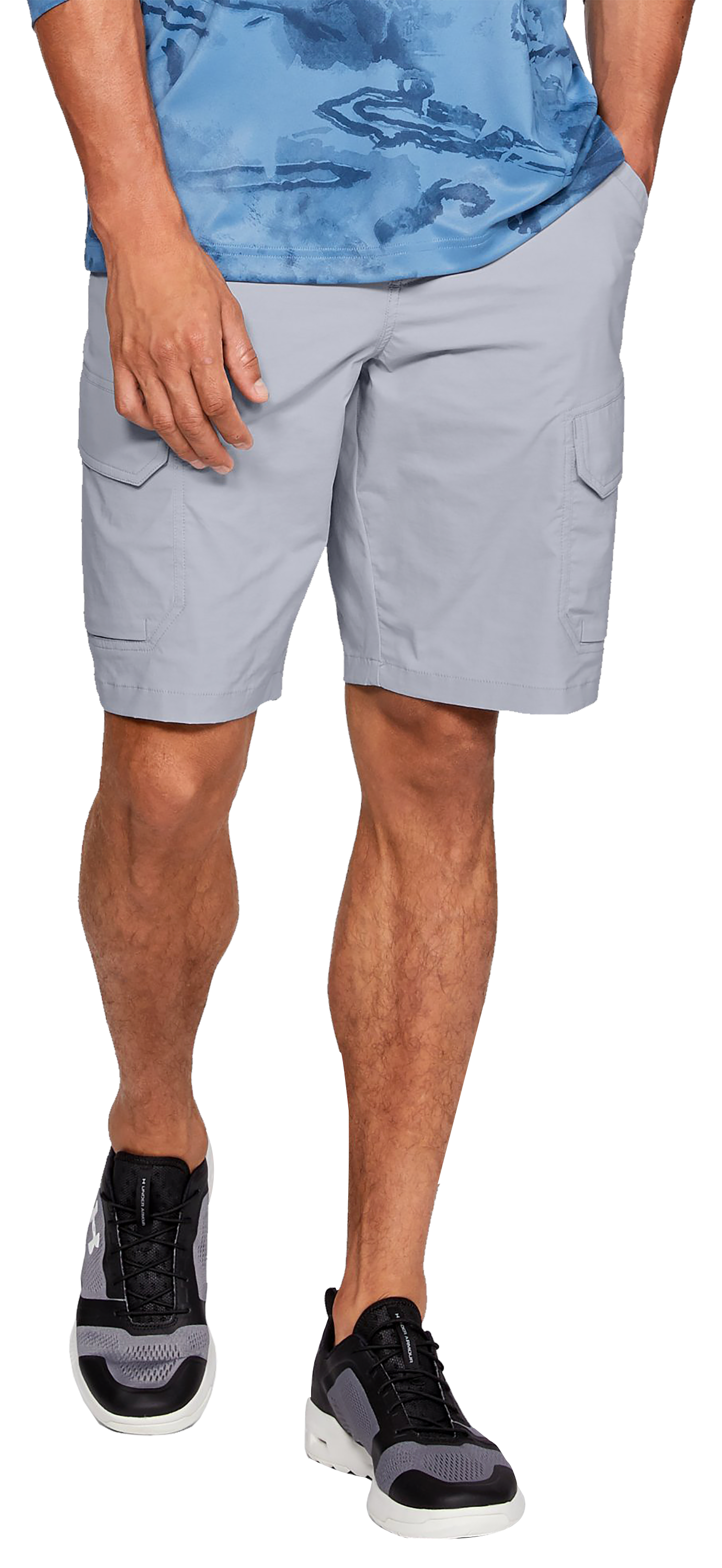 Under Armour Fish Hunter Cargo 2.0 Shorts - Mod Gray/Mod Gray - 40