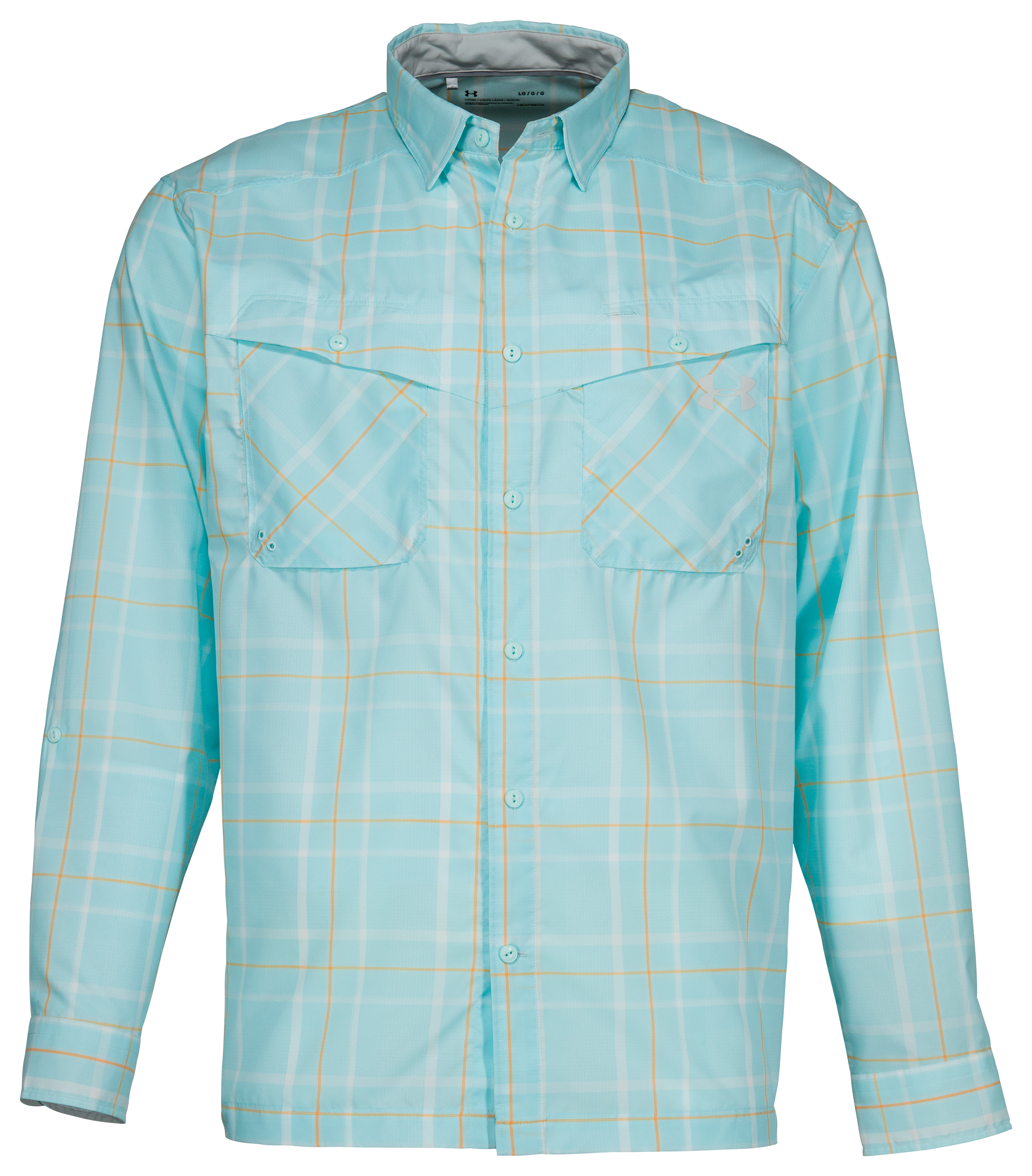 Under Armour Tide Chaser Plaid Long-Sleeve Fishing Shirt for Men
